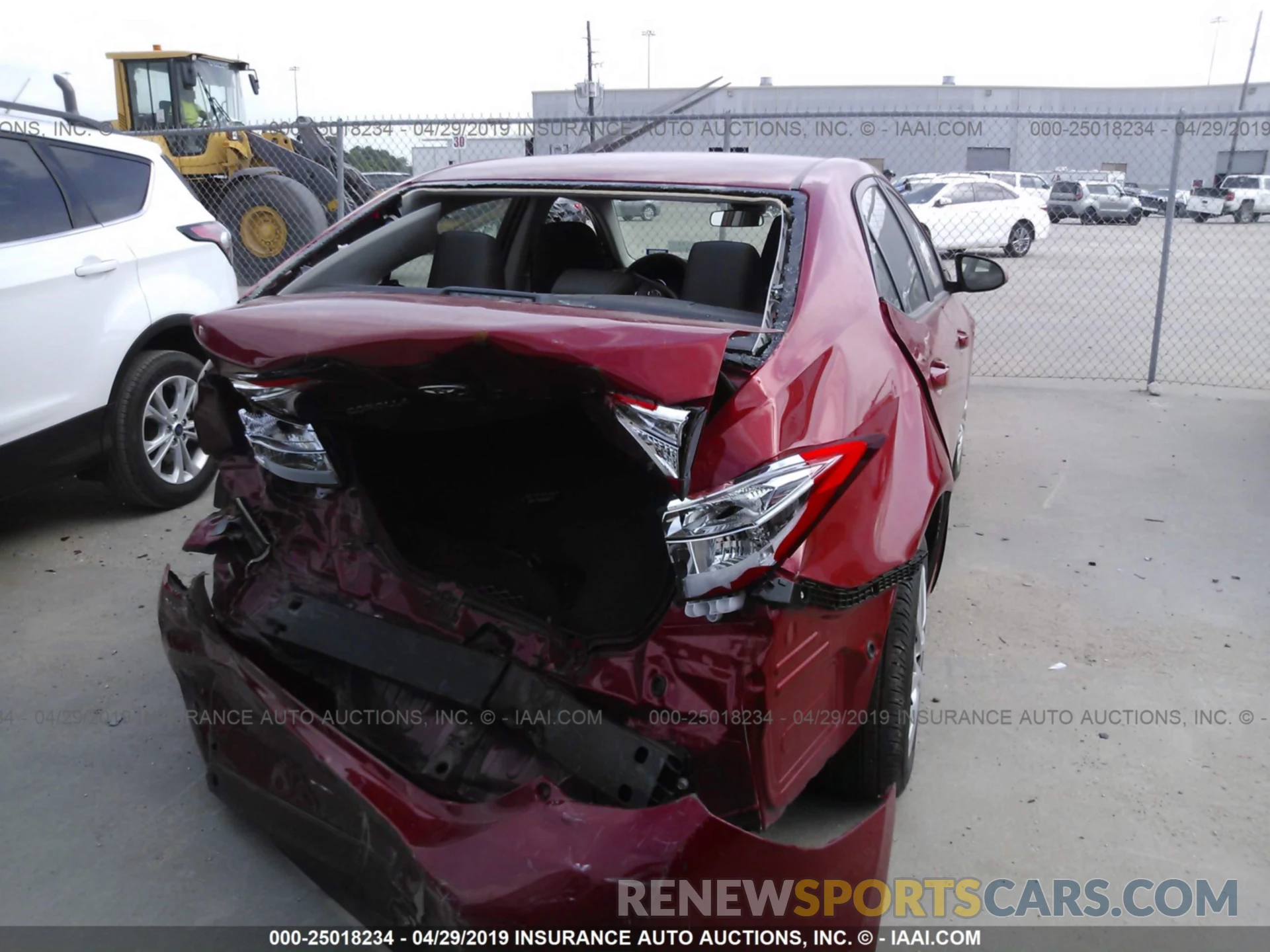 4 Photograph of a damaged car 5YFBURHE3KP889614 TOYOTA COROLLA 2019