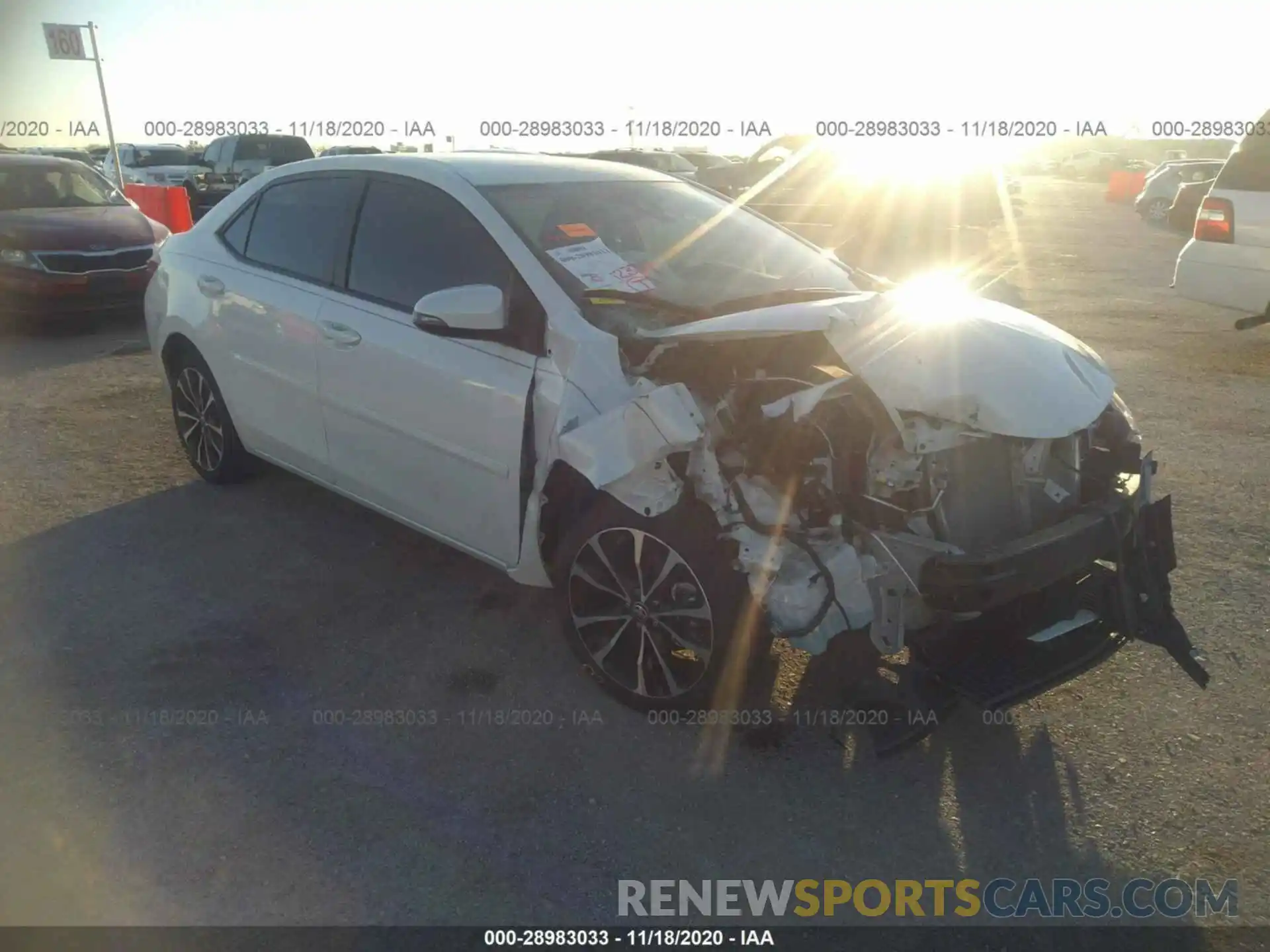 1 Photograph of a damaged car 5YFBURHE3KP889841 TOYOTA COROLLA 2019