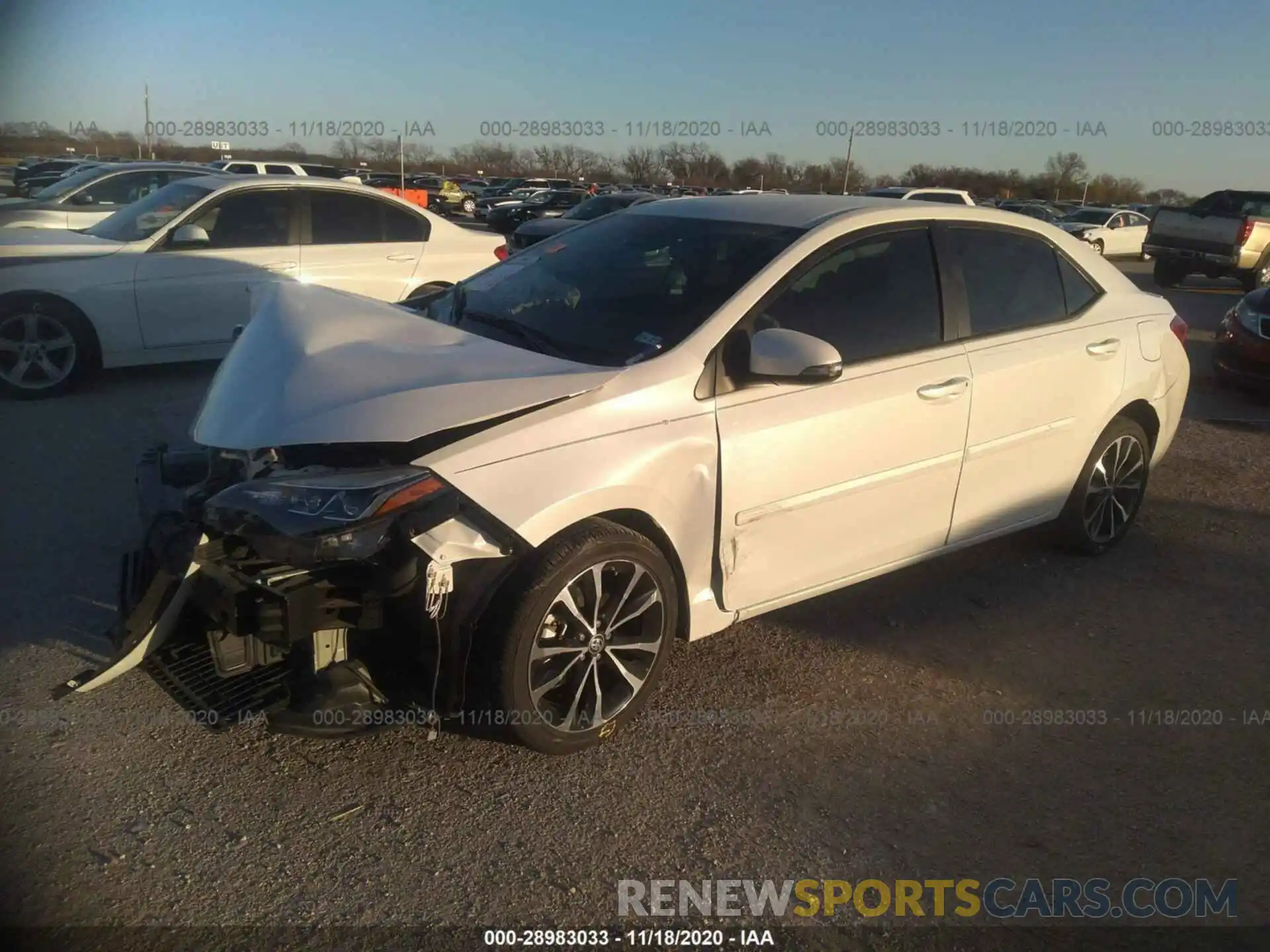 2 Photograph of a damaged car 5YFBURHE3KP889841 TOYOTA COROLLA 2019