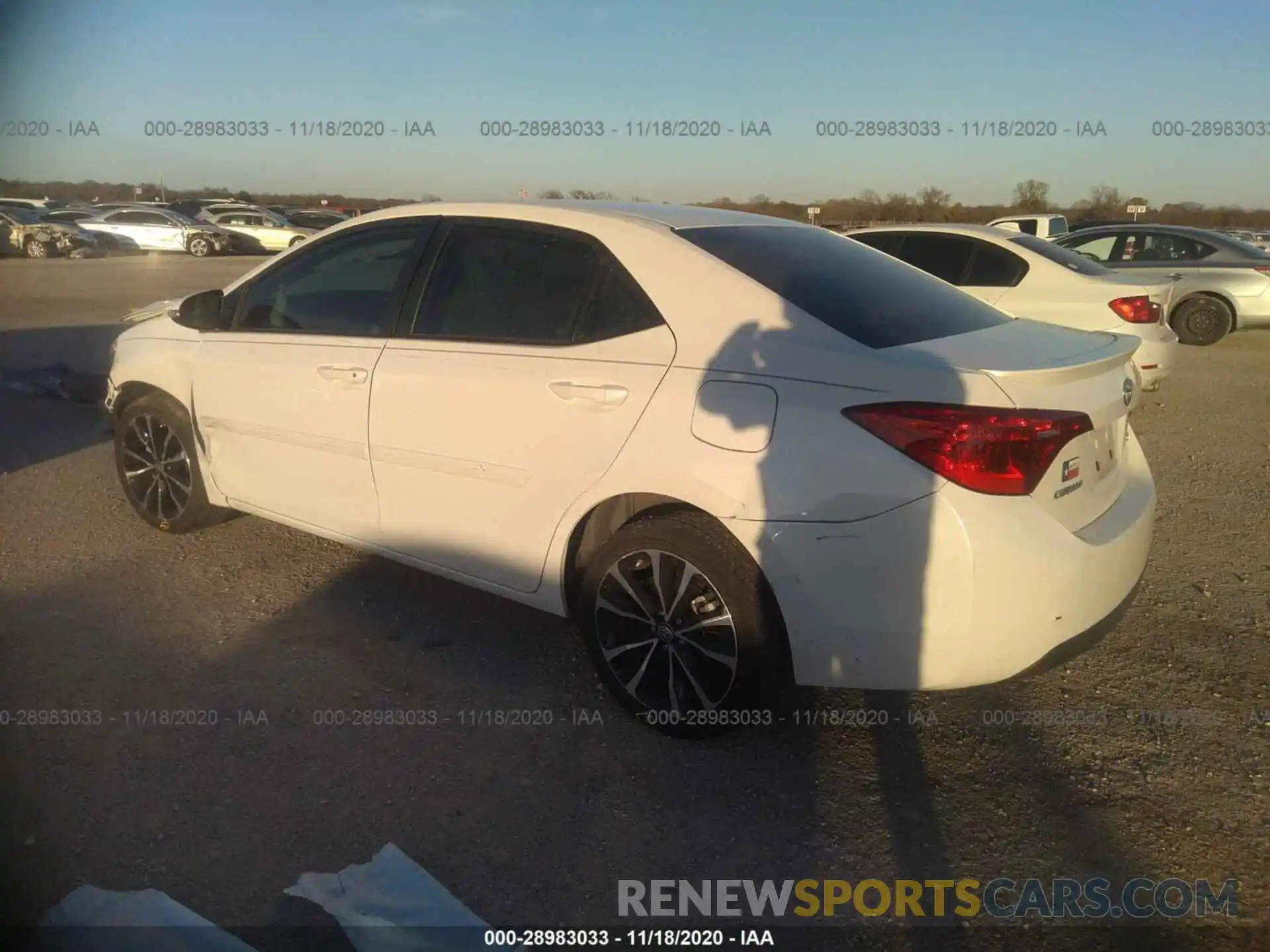 3 Photograph of a damaged car 5YFBURHE3KP889841 TOYOTA COROLLA 2019