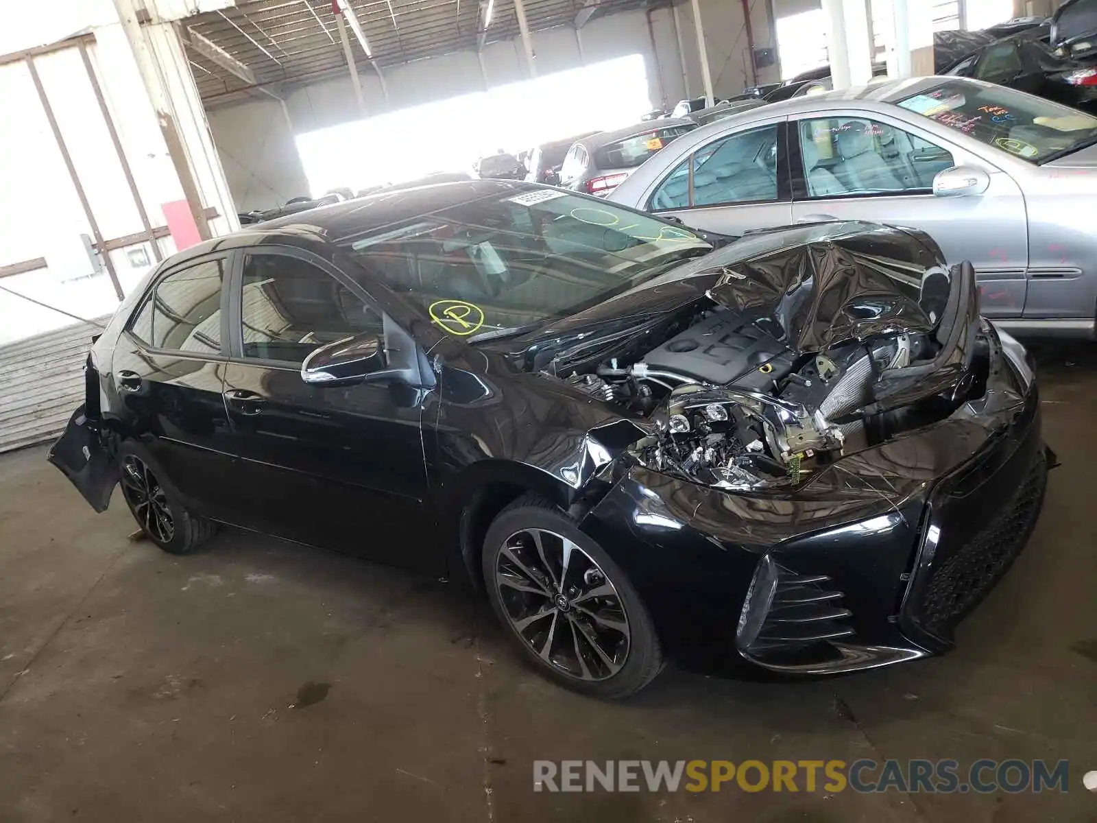 1 Photograph of a damaged car 5YFBURHE3KP889905 TOYOTA COROLLA 2019