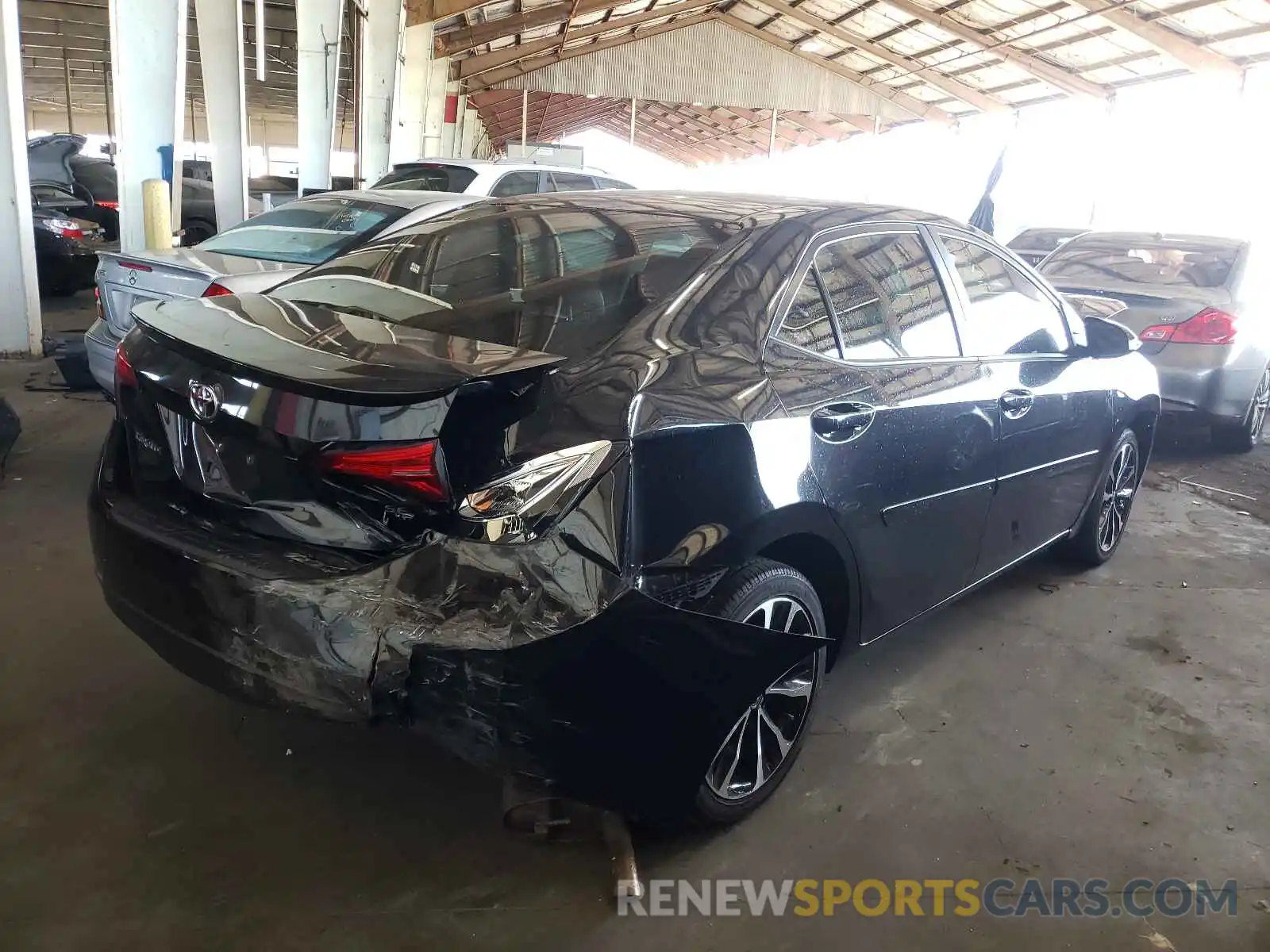 4 Photograph of a damaged car 5YFBURHE3KP889905 TOYOTA COROLLA 2019