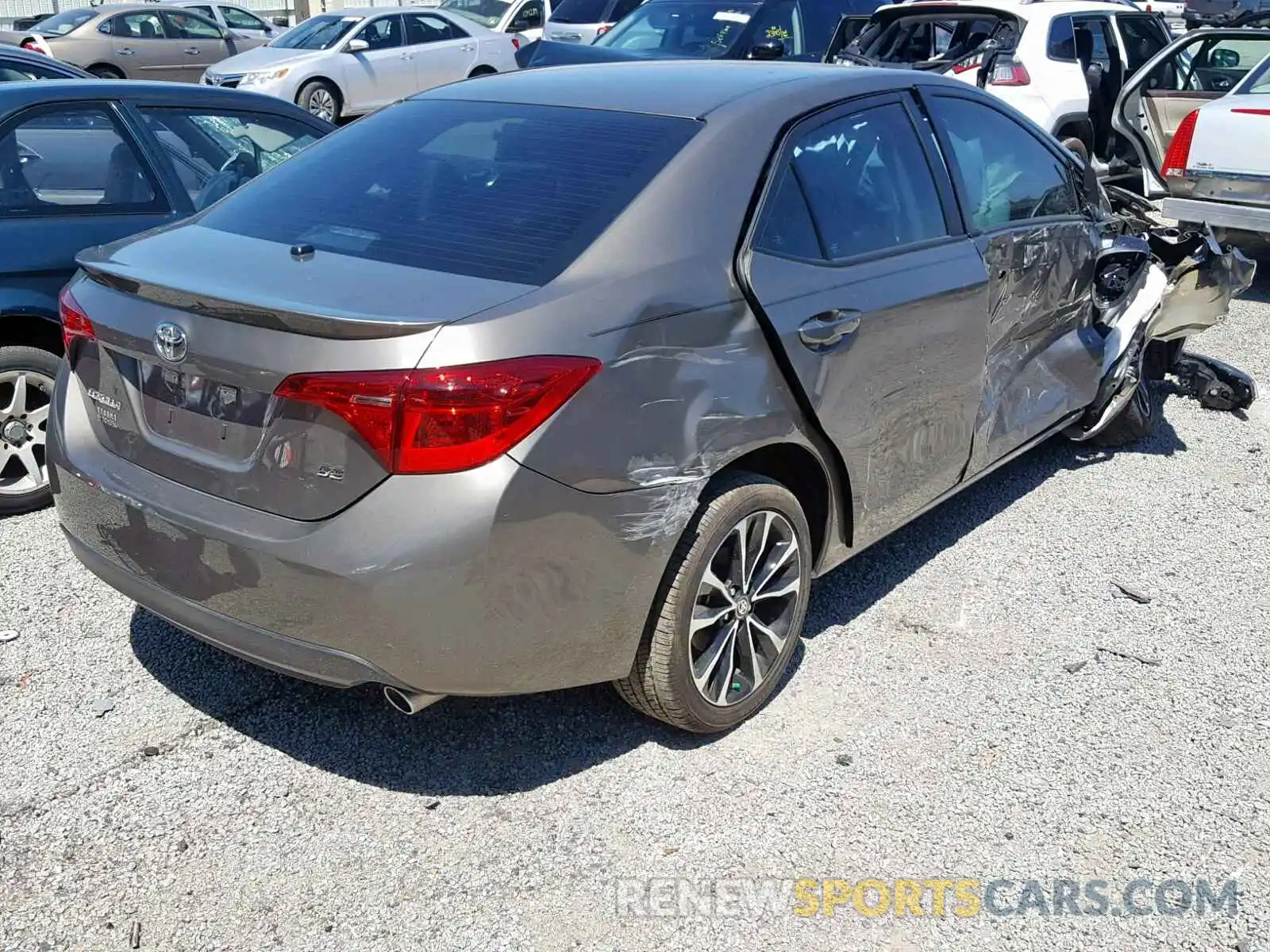 4 Photograph of a damaged car 5YFBURHE3KP890150 TOYOTA COROLLA 2019