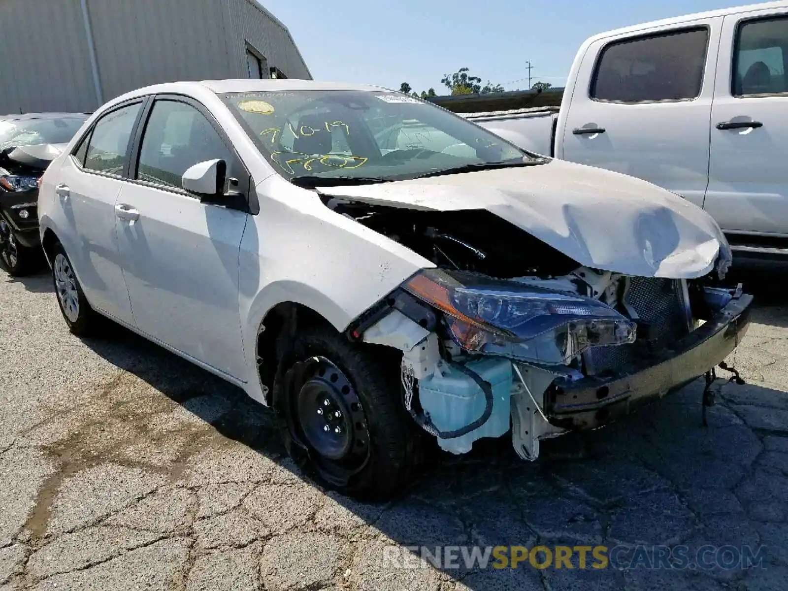 1 Photograph of a damaged car 5YFBURHE3KP890391 TOYOTA COROLLA 2019