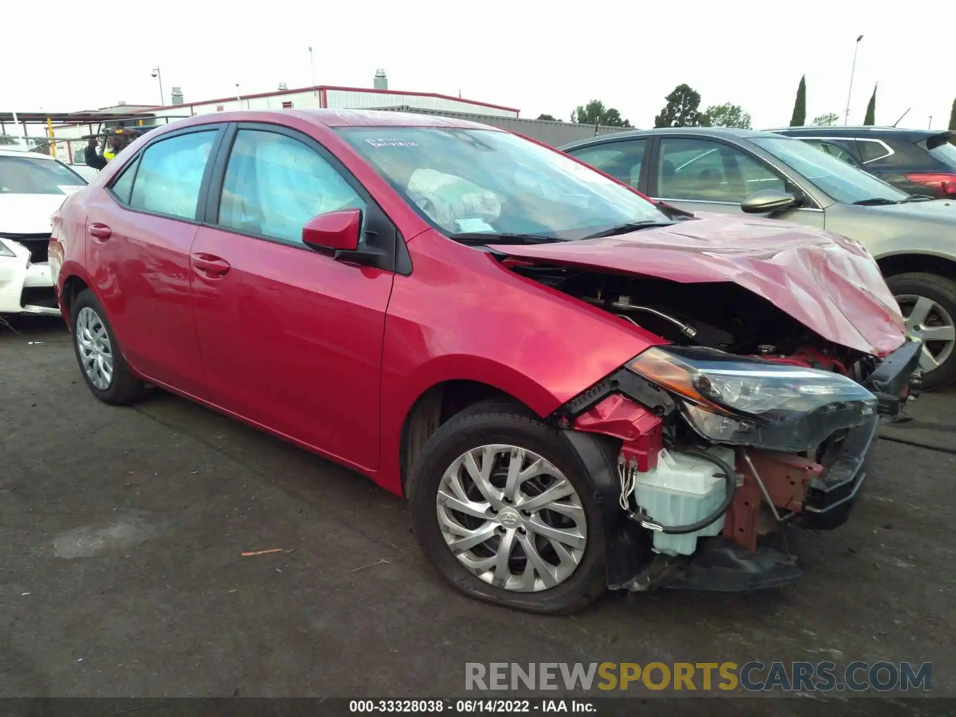 1 Photograph of a damaged car 5YFBURHE3KP890620 TOYOTA COROLLA 2019