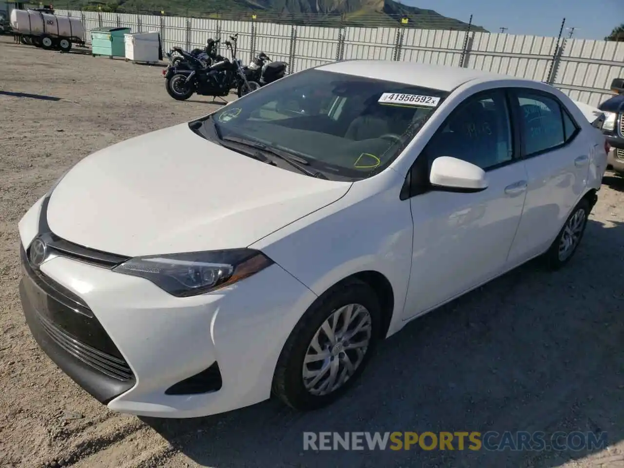 2 Photograph of a damaged car 5YFBURHE3KP890908 TOYOTA COROLLA 2019