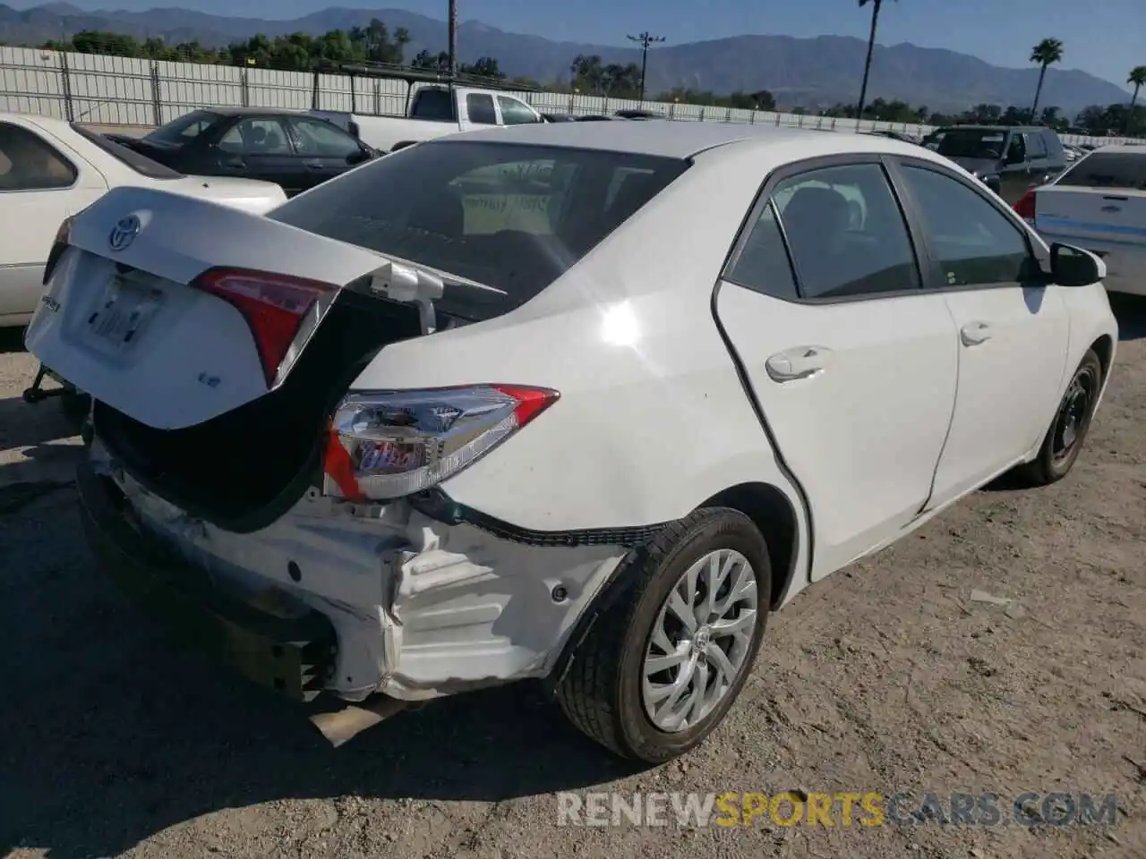 4 Photograph of a damaged car 5YFBURHE3KP890908 TOYOTA COROLLA 2019