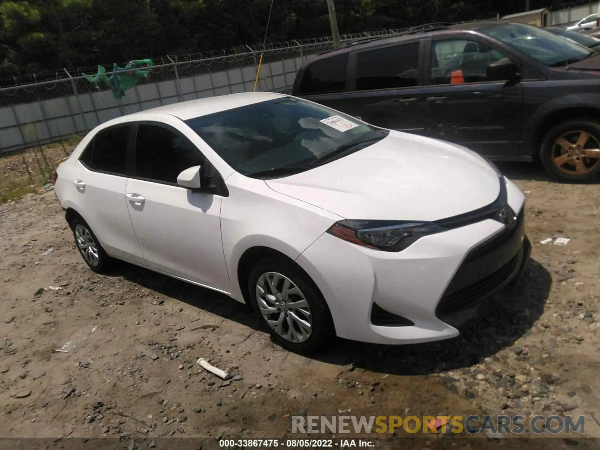 1 Photograph of a damaged car 5YFBURHE3KP891007 TOYOTA COROLLA 2019