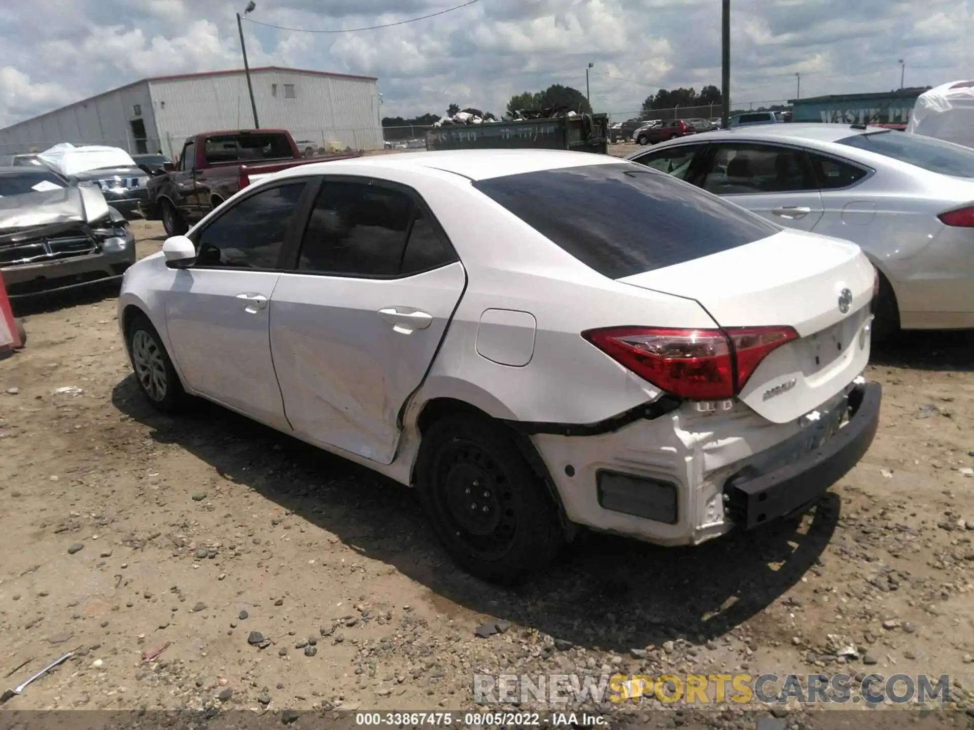 3 Photograph of a damaged car 5YFBURHE3KP891007 TOYOTA COROLLA 2019