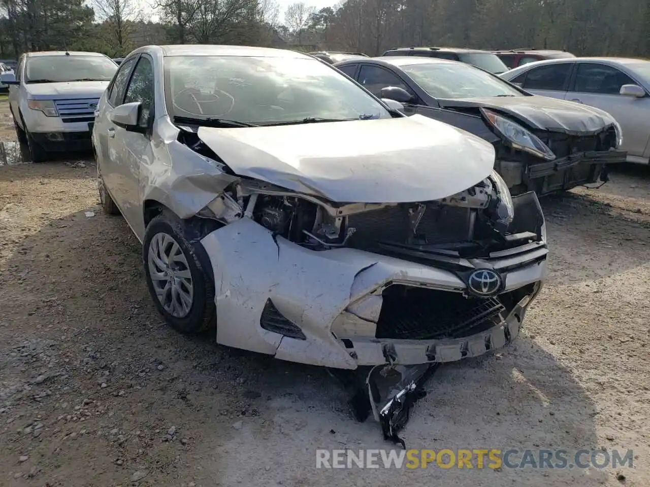 1 Photograph of a damaged car 5YFBURHE3KP891363 TOYOTA COROLLA 2019