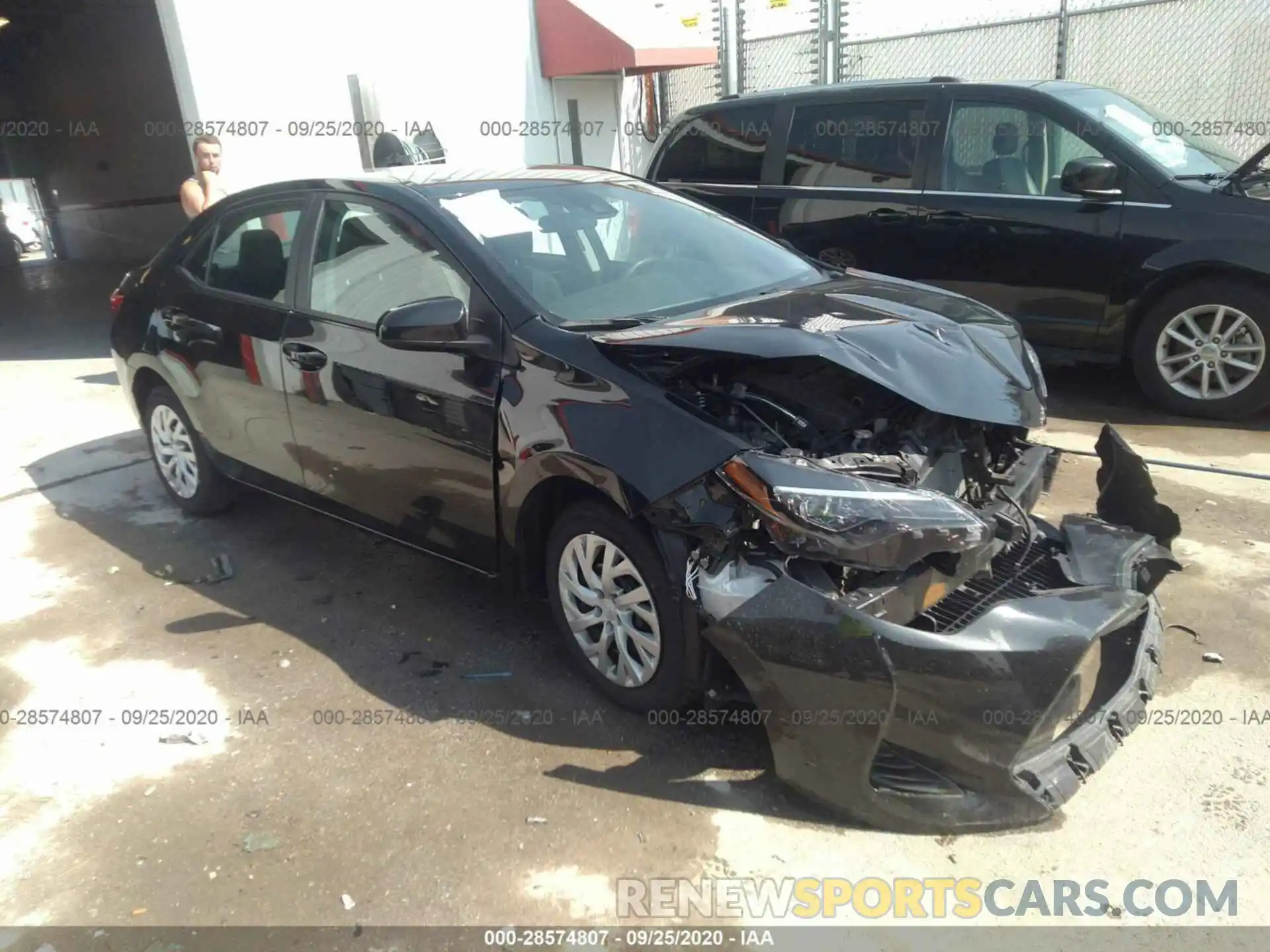 1 Photograph of a damaged car 5YFBURHE3KP891766 TOYOTA COROLLA 2019