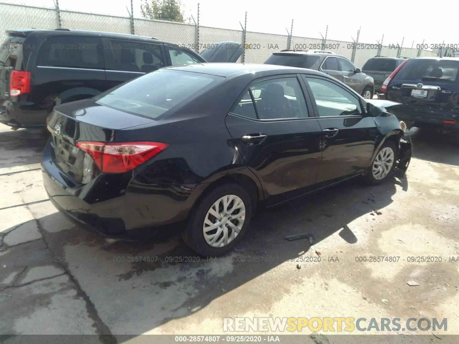 4 Photograph of a damaged car 5YFBURHE3KP891766 TOYOTA COROLLA 2019