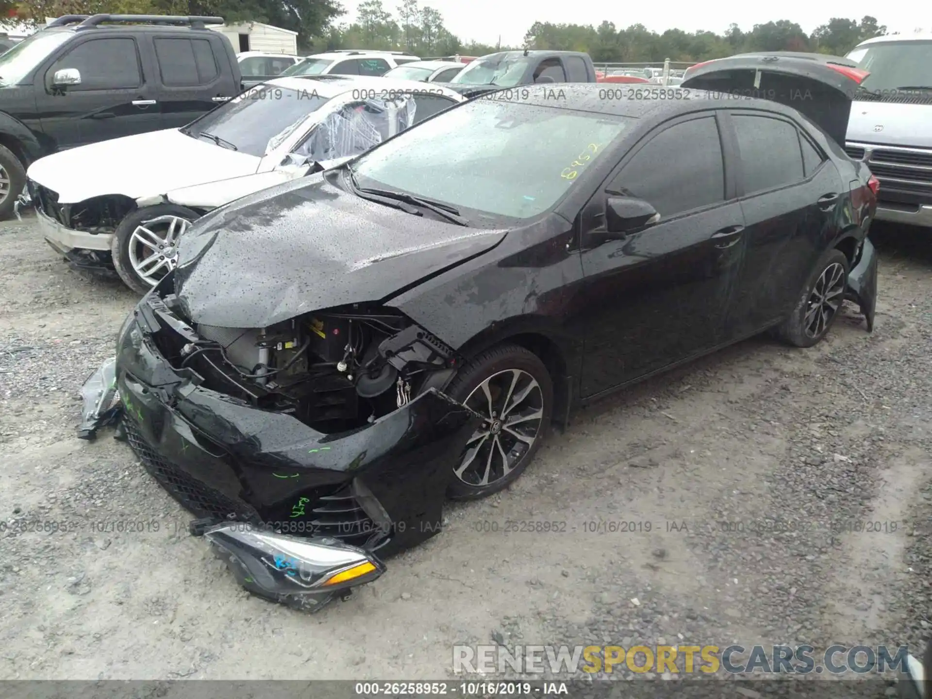 2 Photograph of a damaged car 5YFBURHE3KP891931 TOYOTA COROLLA 2019