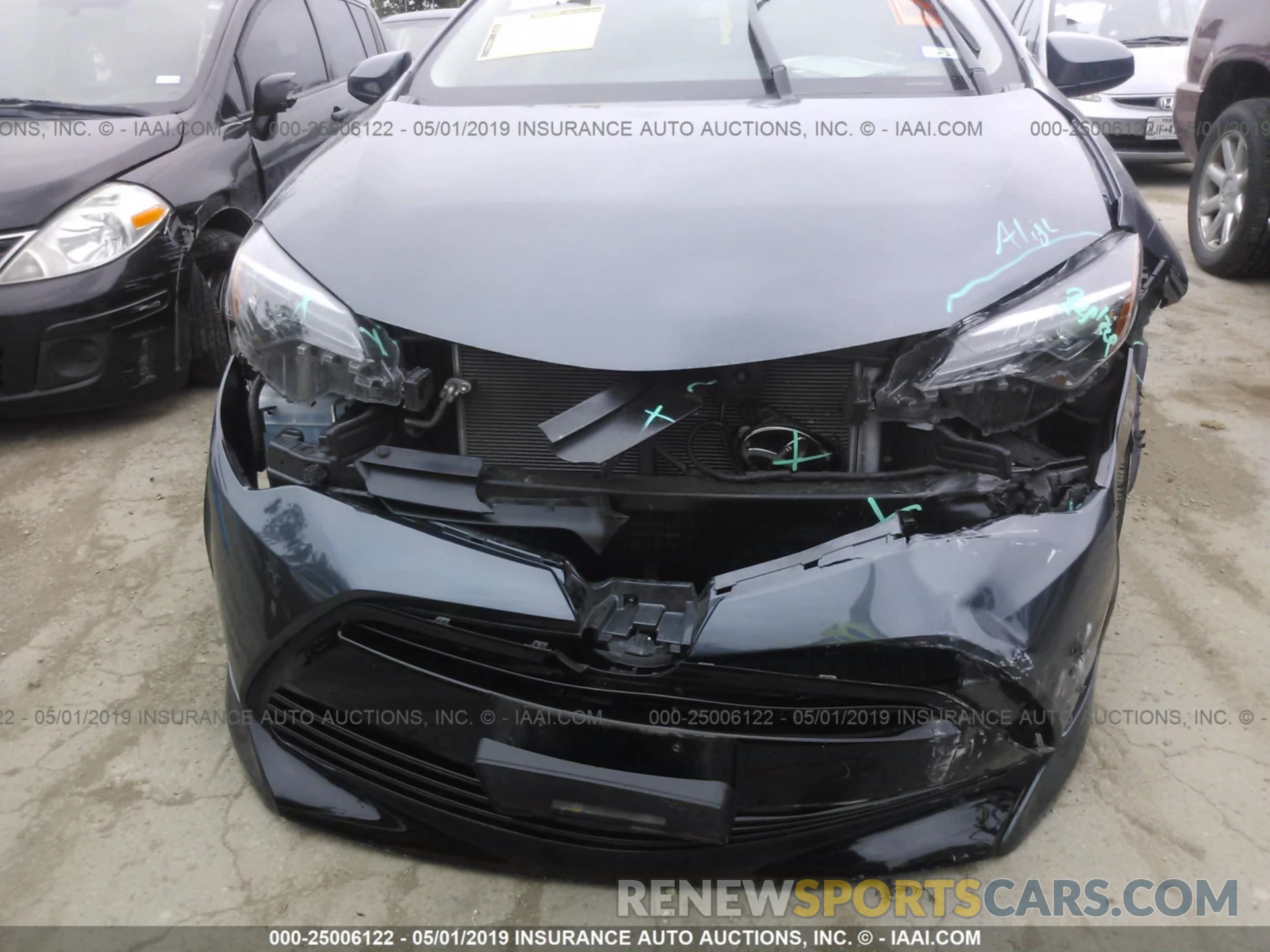 6 Photograph of a damaged car 5YFBURHE3KP892092 TOYOTA COROLLA 2019