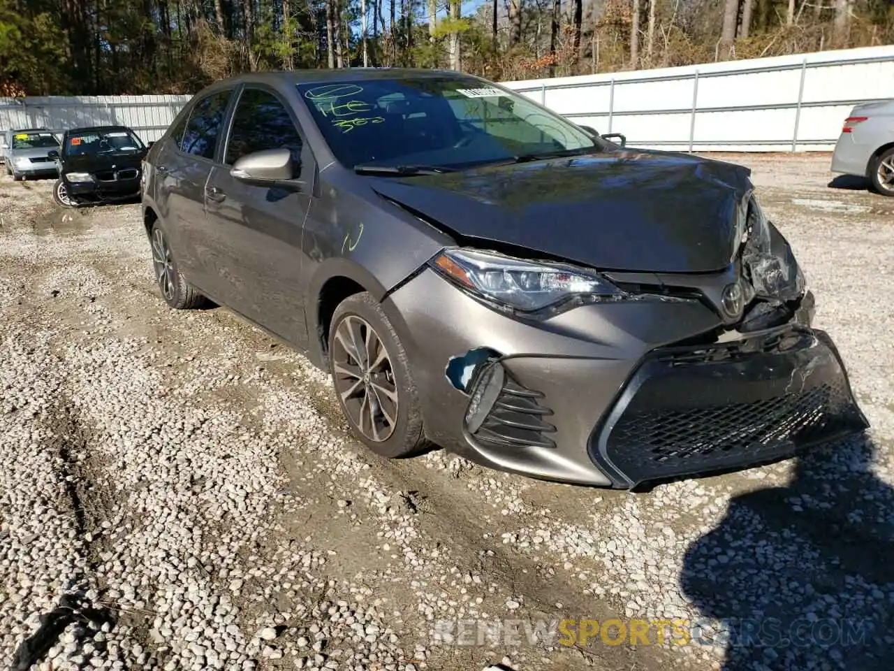 1 Photograph of a damaged car 5YFBURHE3KP892206 TOYOTA COROLLA 2019