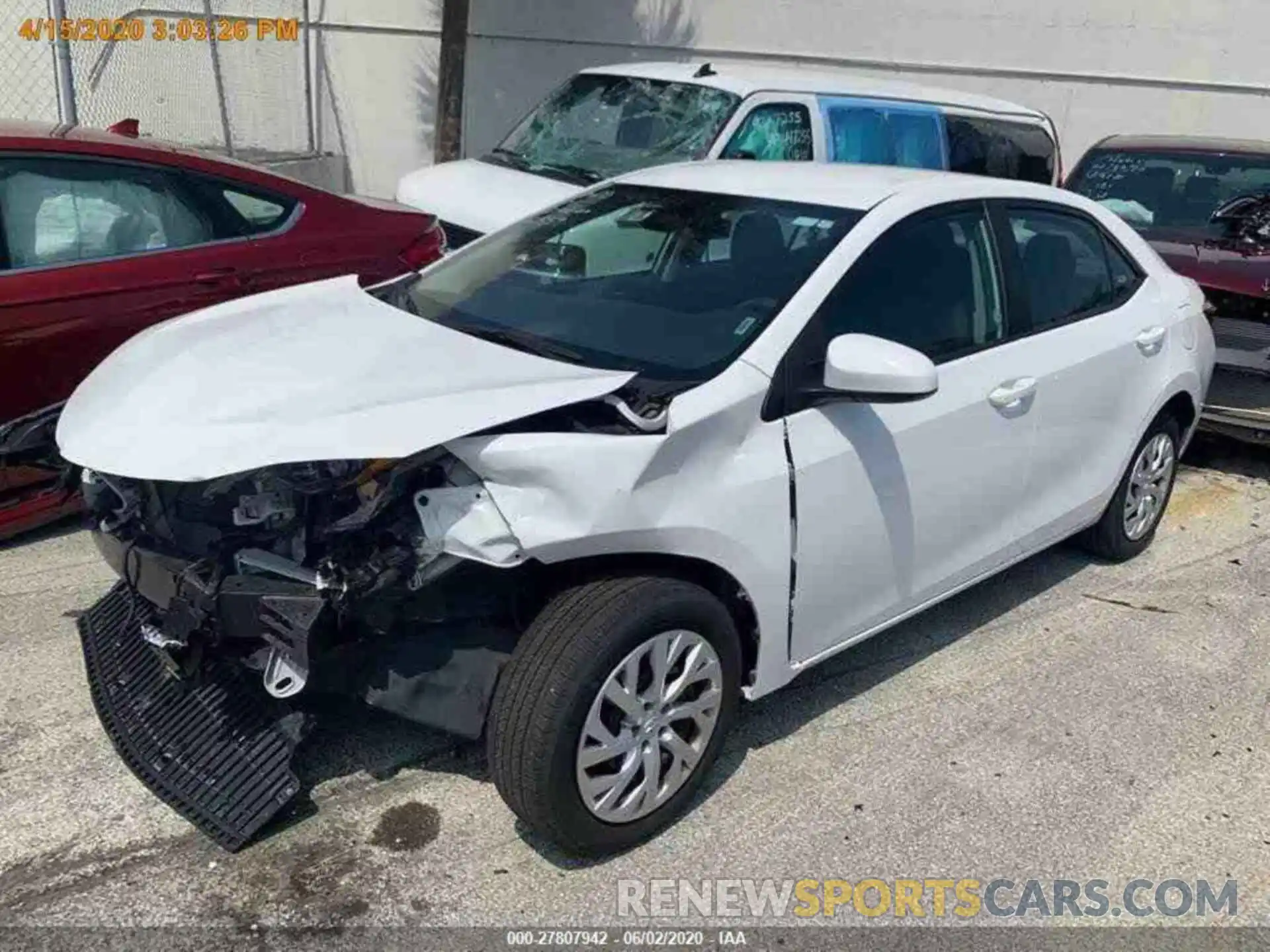 7 Photograph of a damaged car 5YFBURHE3KP892559 TOYOTA COROLLA 2019