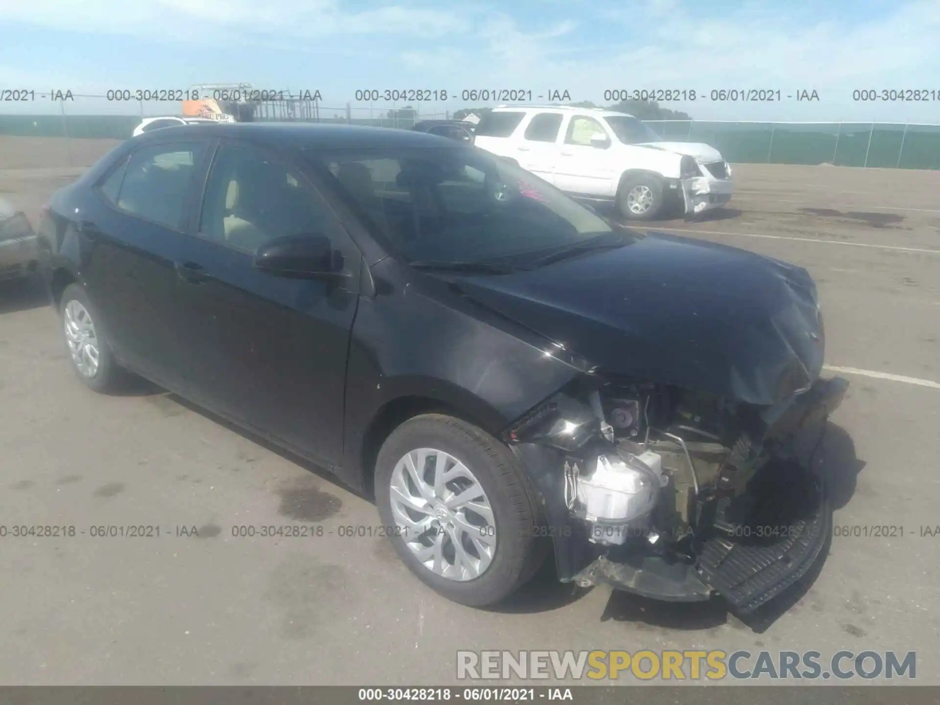 1 Photograph of a damaged car 5YFBURHE3KP892738 TOYOTA COROLLA 2019