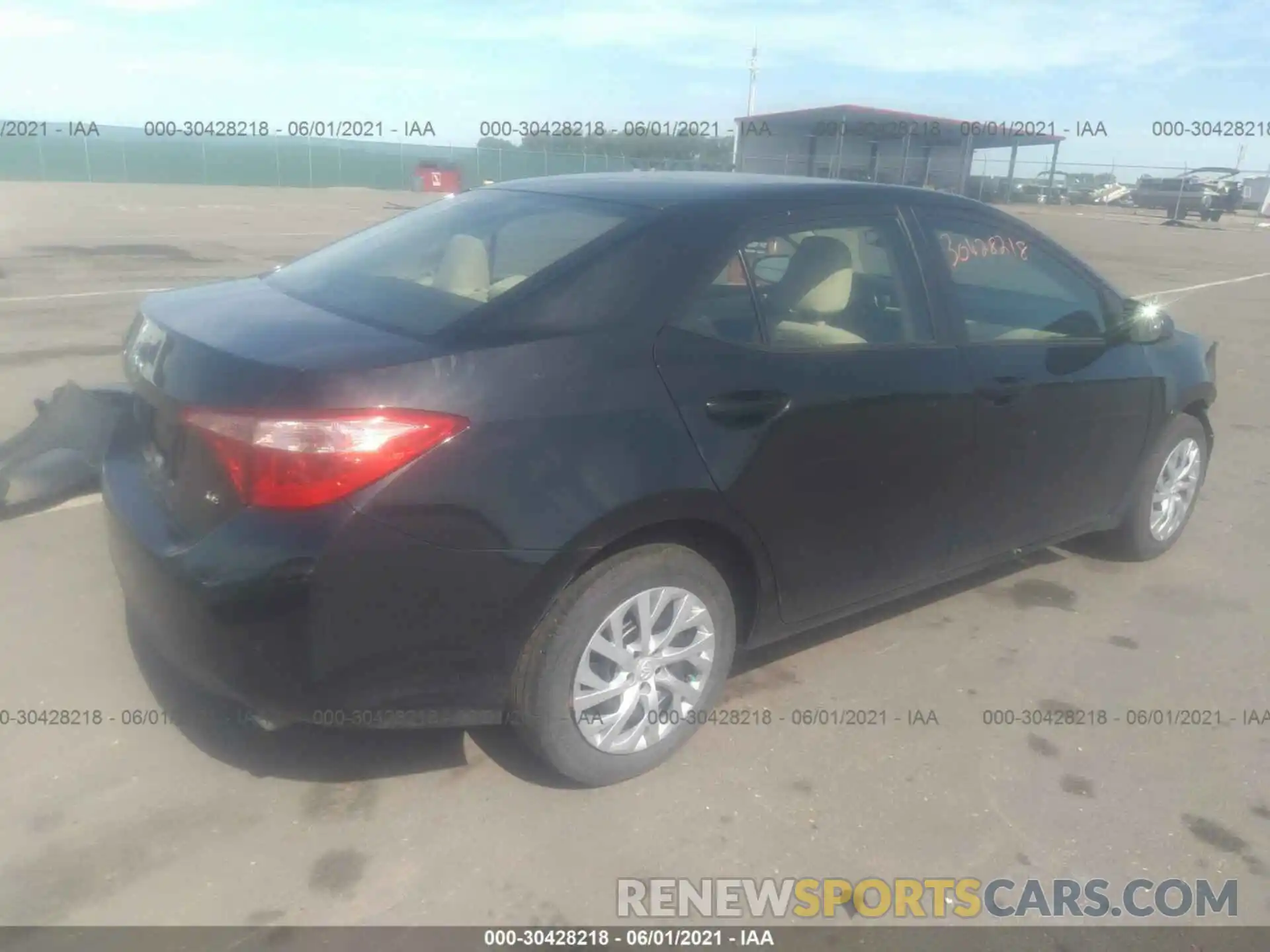 4 Photograph of a damaged car 5YFBURHE3KP892738 TOYOTA COROLLA 2019