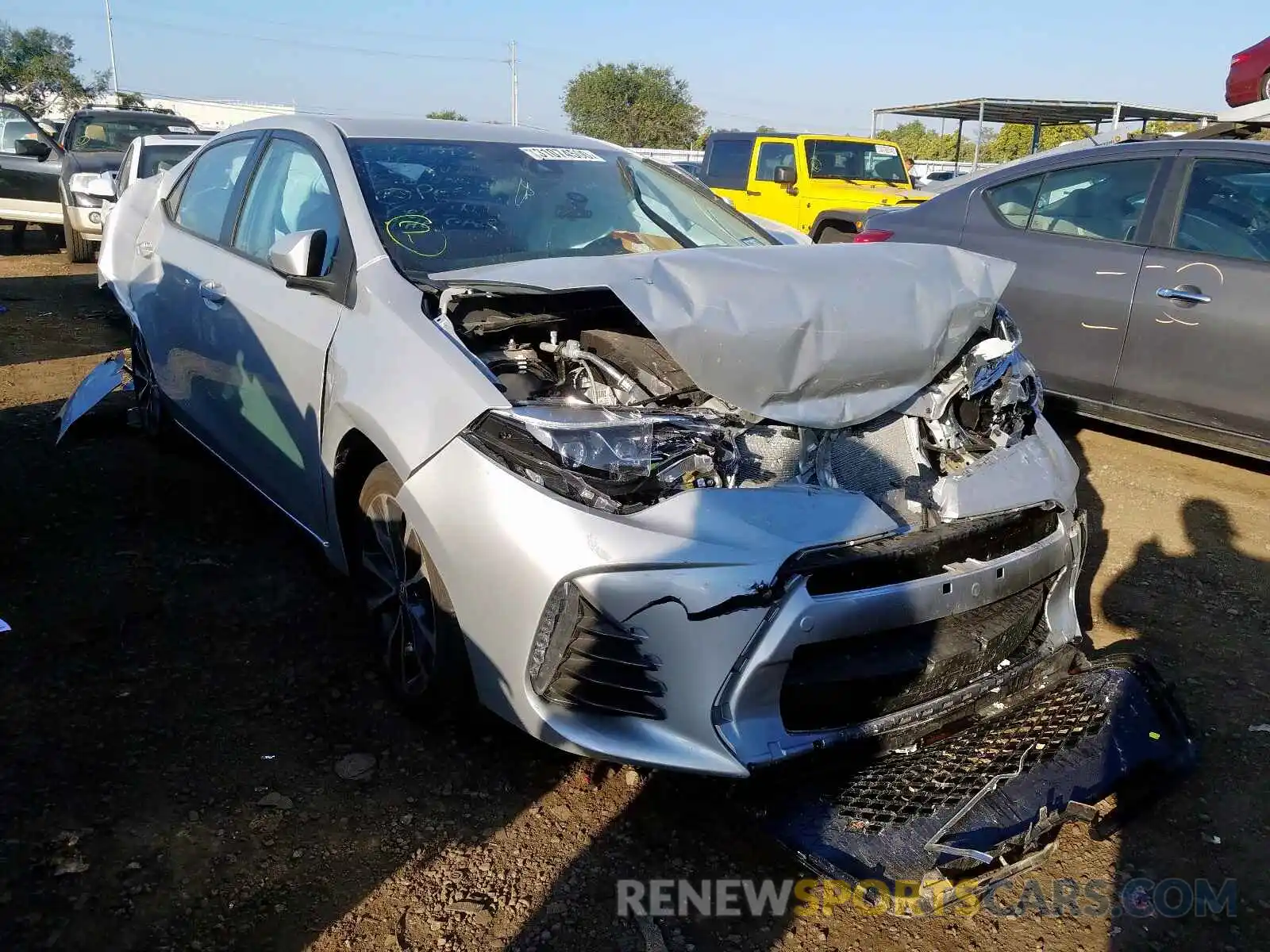 1 Photograph of a damaged car 5YFBURHE3KP892979 TOYOTA COROLLA 2019