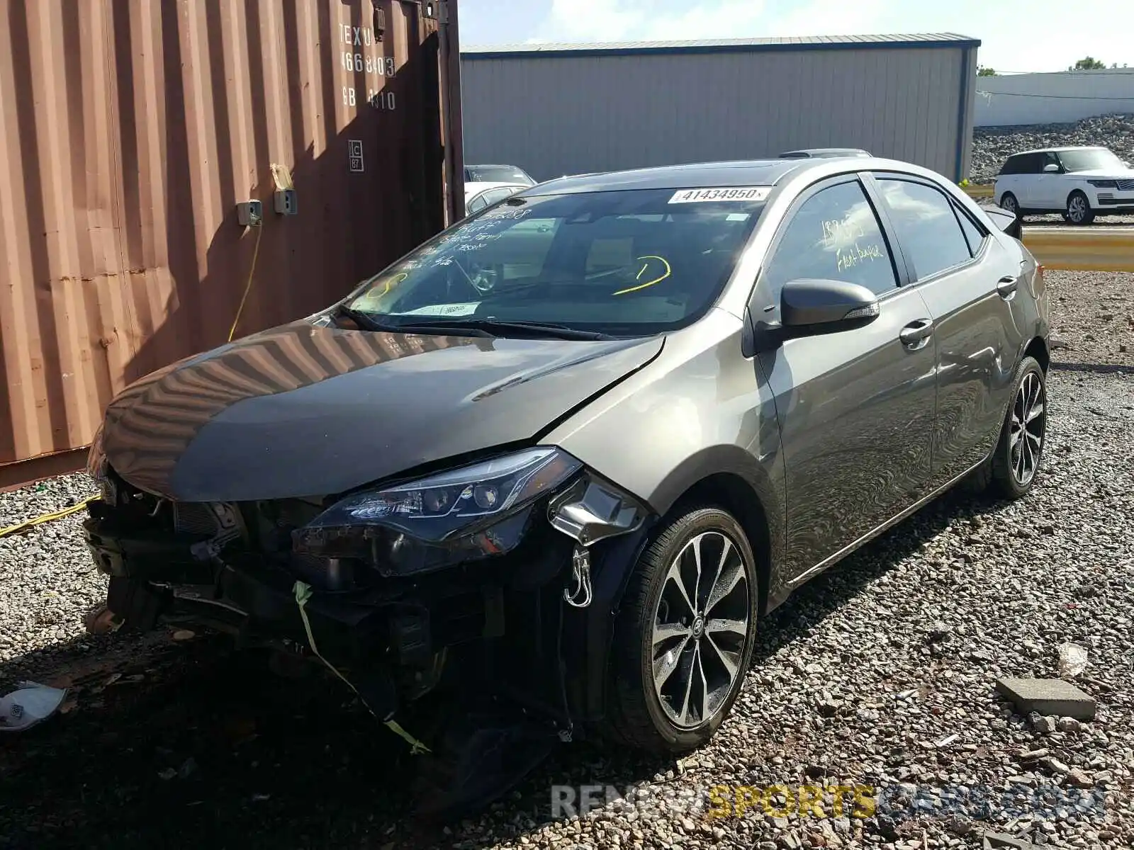 2 Photograph of a damaged car 5YFBURHE3KP893033 TOYOTA COROLLA 2019