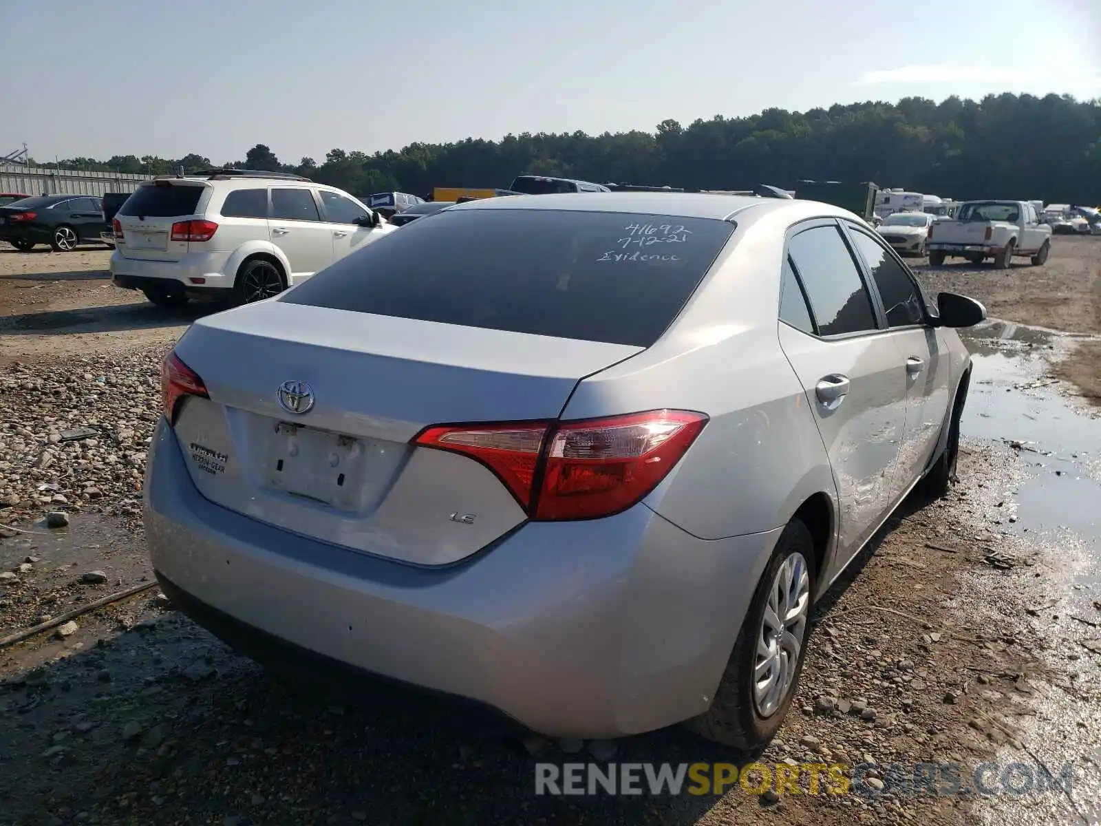 4 Photograph of a damaged car 5YFBURHE3KP893145 TOYOTA COROLLA 2019