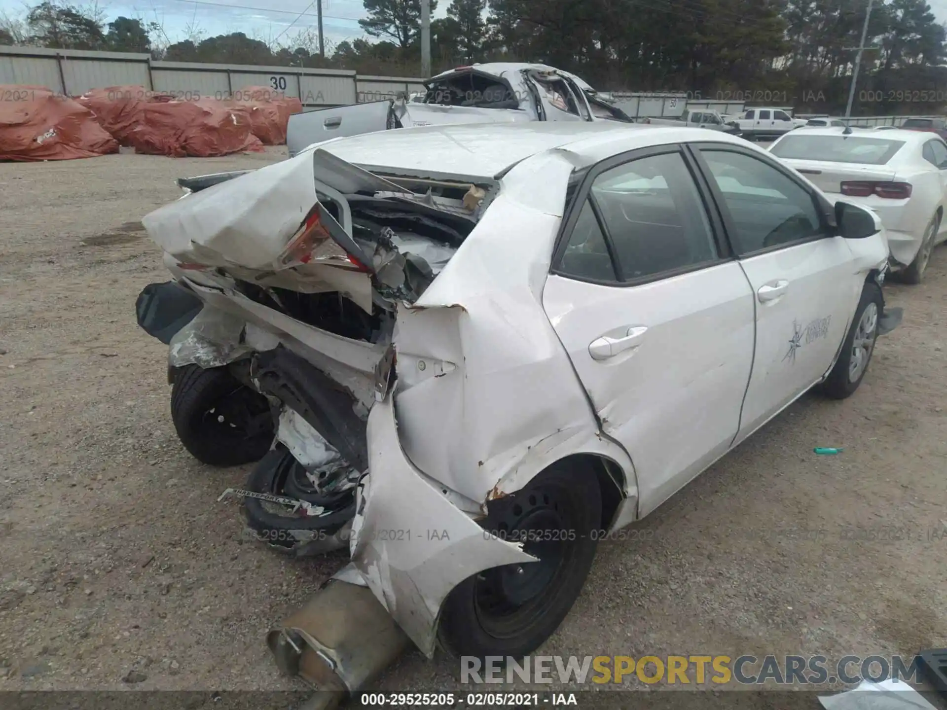 4 Photograph of a damaged car 5YFBURHE3KP893226 TOYOTA COROLLA 2019