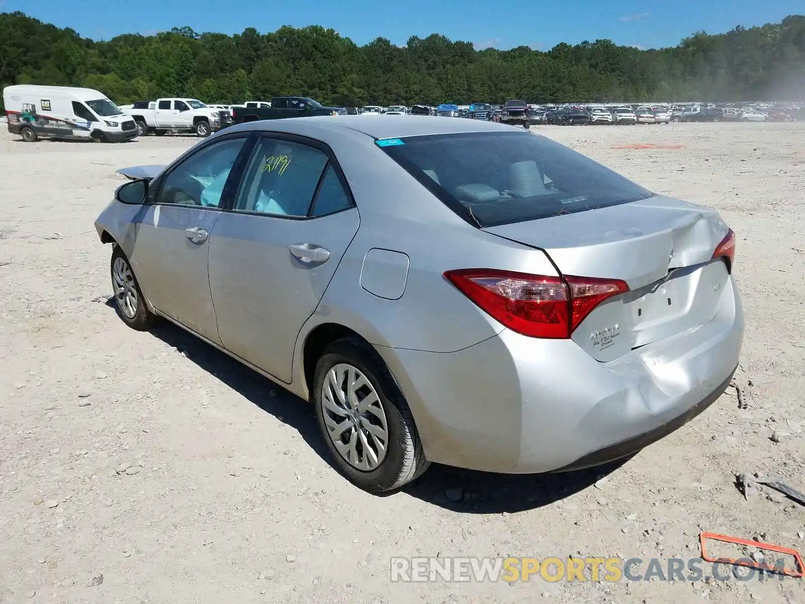 3 Photograph of a damaged car 5YFBURHE3KP893419 TOYOTA COROLLA 2019