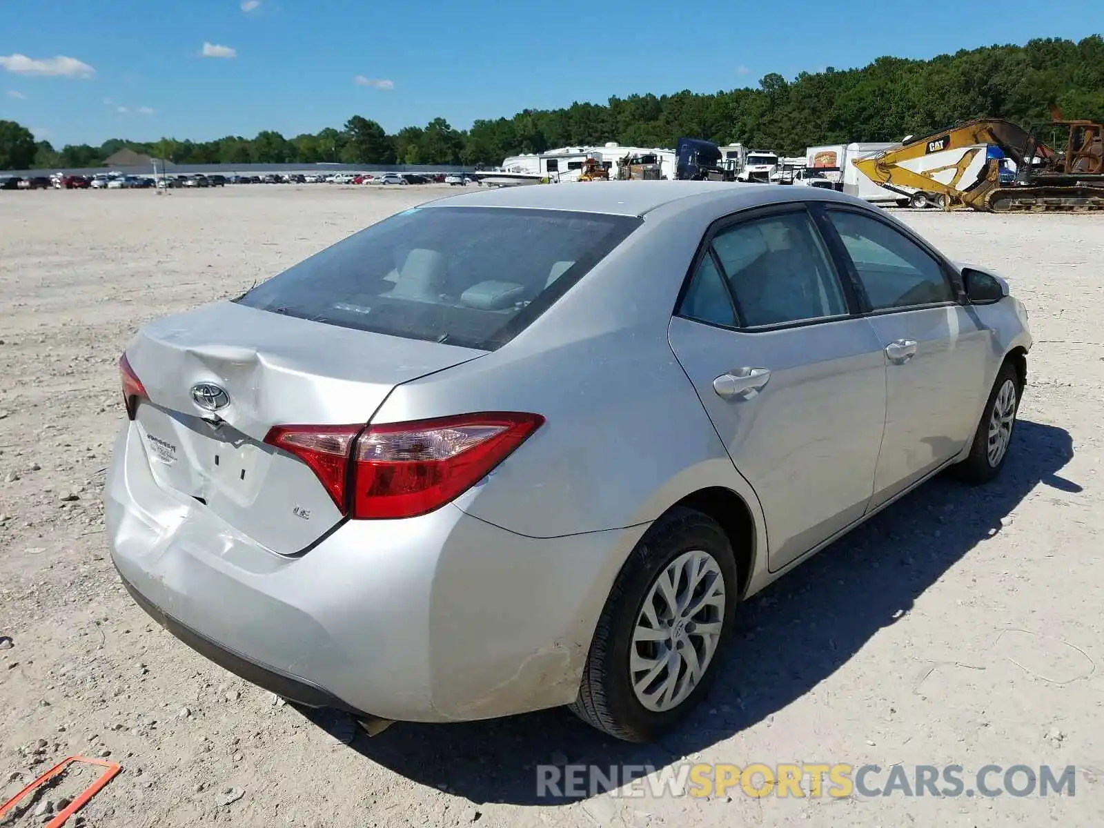 4 Photograph of a damaged car 5YFBURHE3KP893419 TOYOTA COROLLA 2019