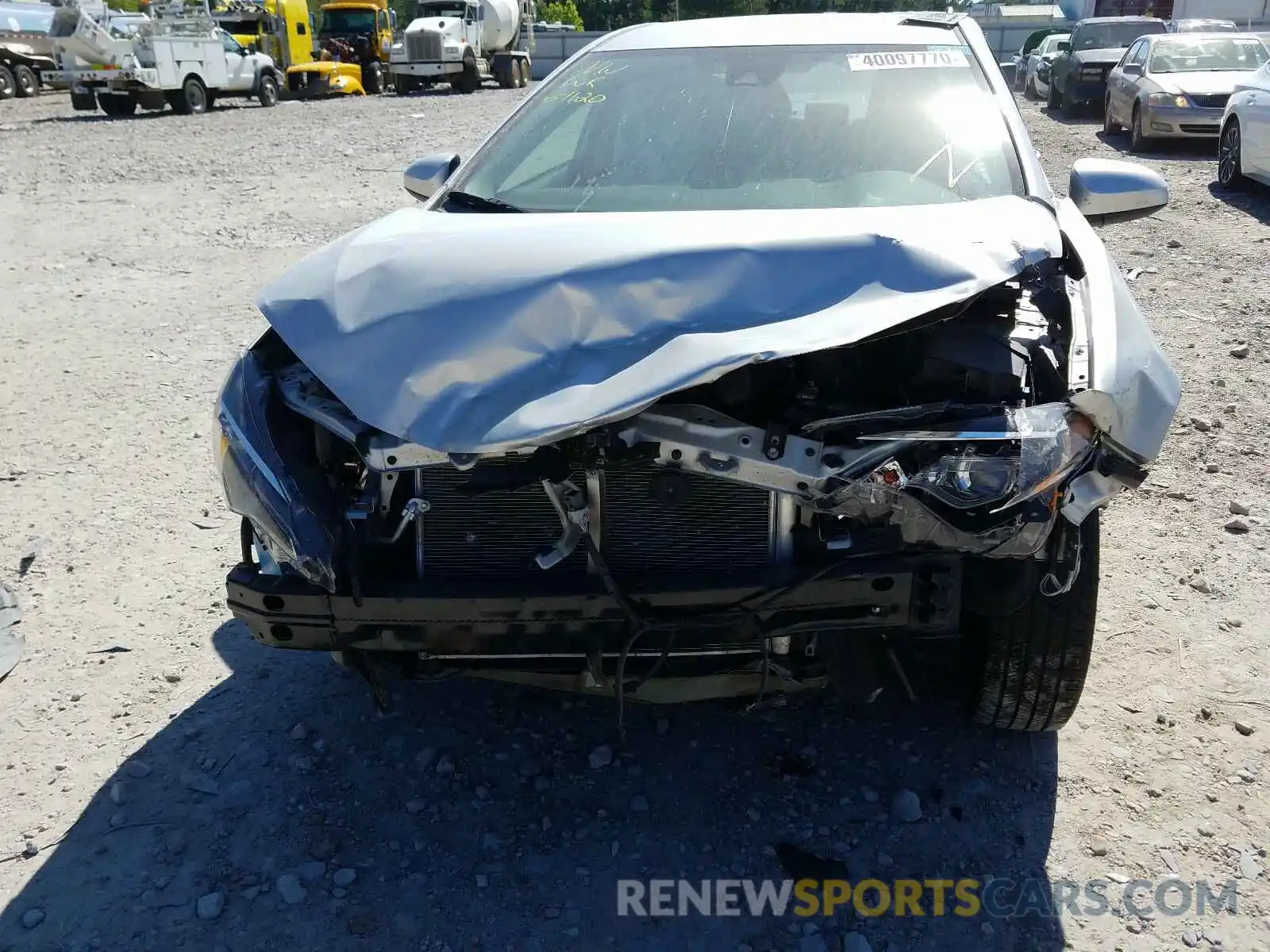 9 Photograph of a damaged car 5YFBURHE3KP893419 TOYOTA COROLLA 2019