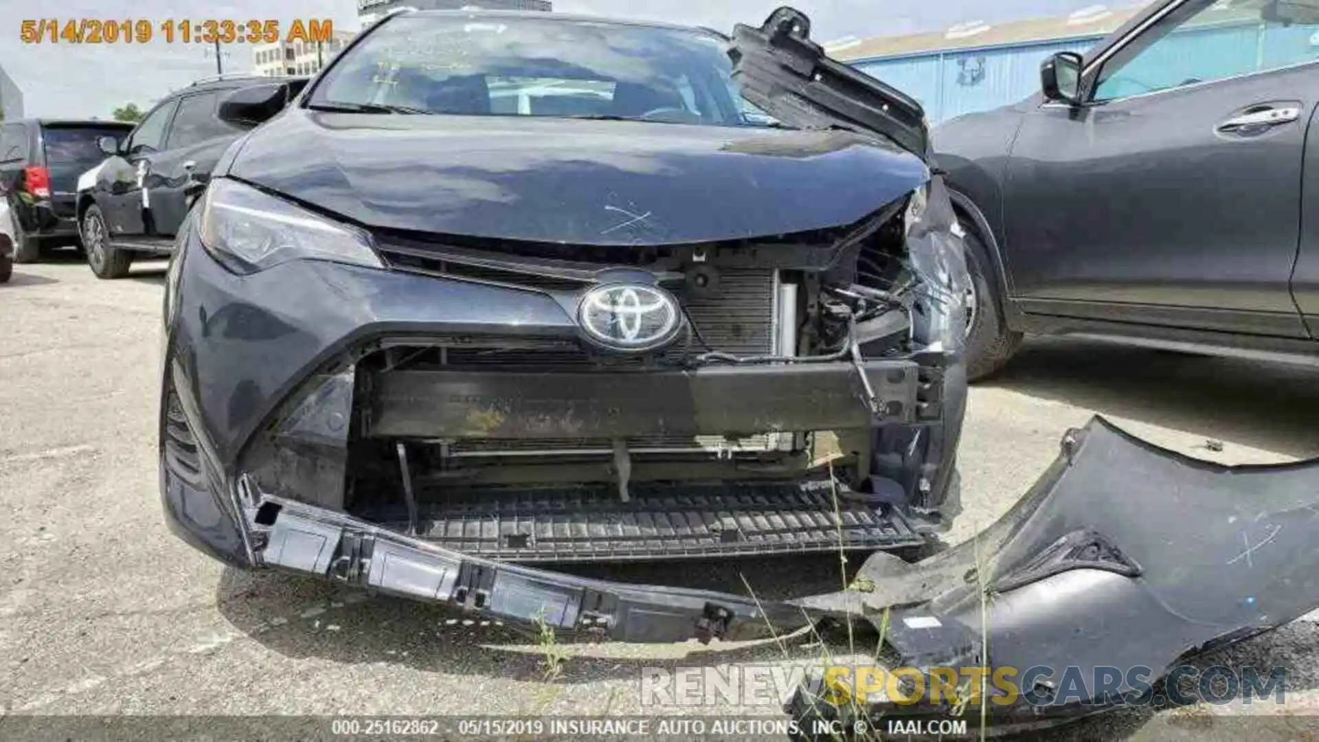 11 Photograph of a damaged car 5YFBURHE3KP893422 TOYOTA COROLLA 2019