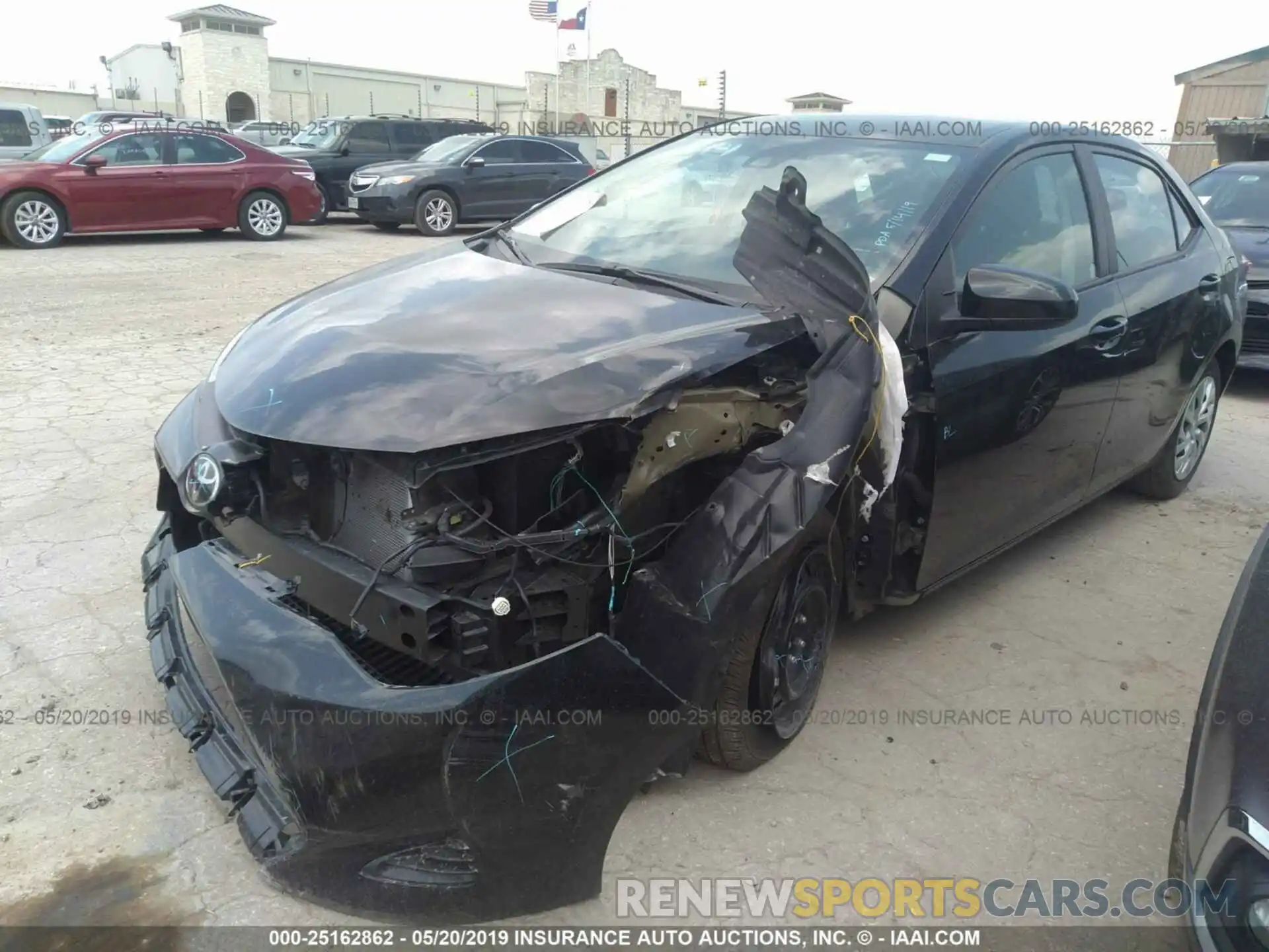 2 Photograph of a damaged car 5YFBURHE3KP893422 TOYOTA COROLLA 2019