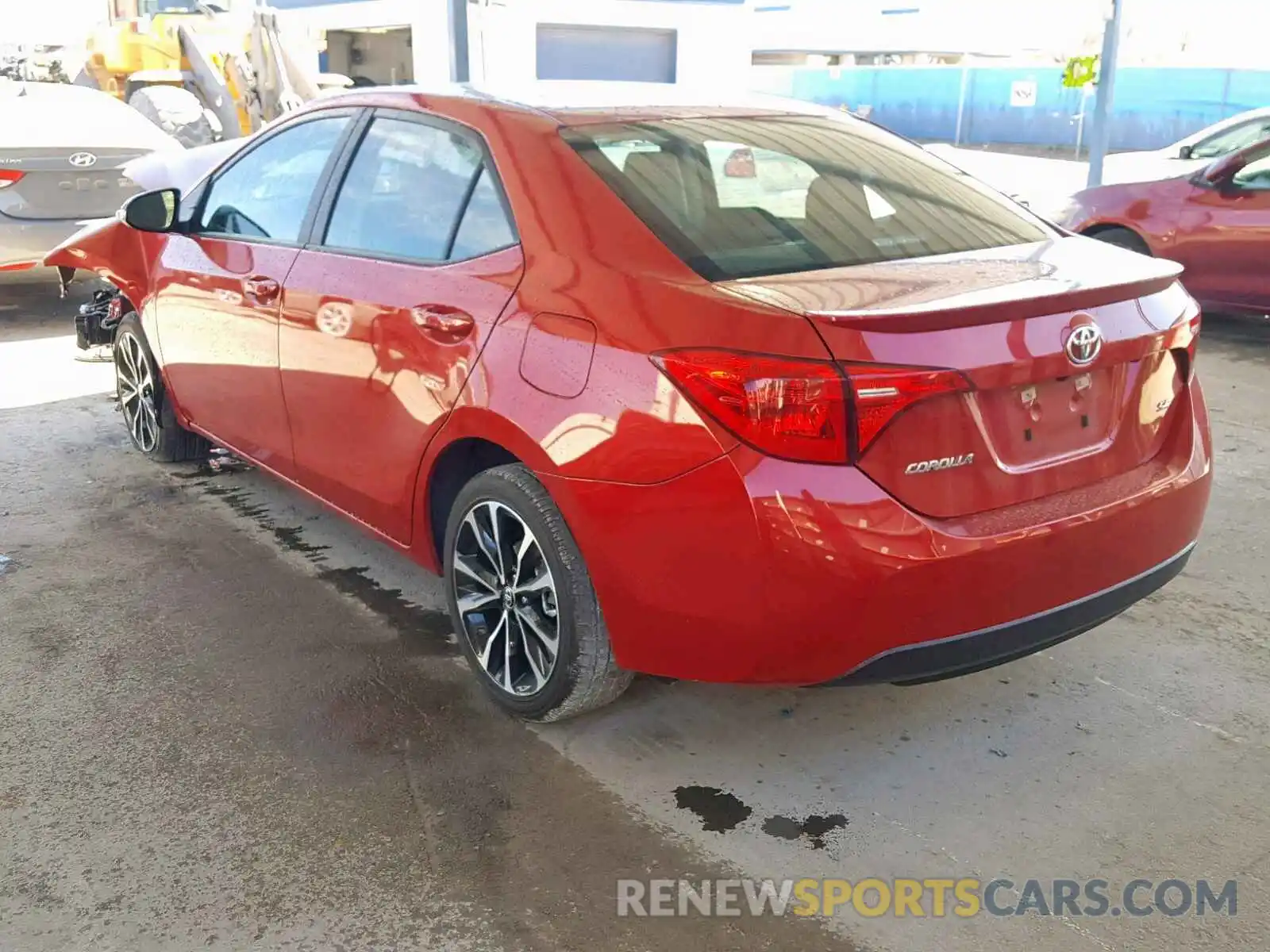 3 Photograph of a damaged car 5YFBURHE3KP893548 TOYOTA COROLLA 2019