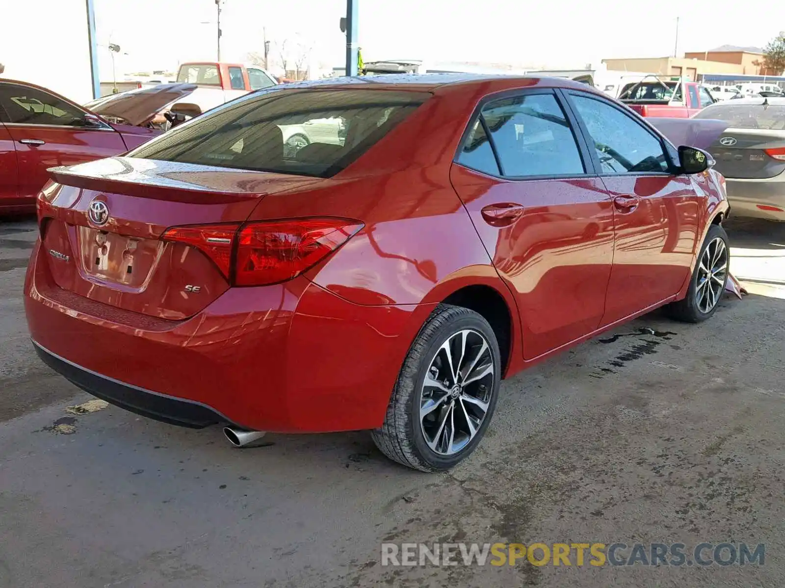 4 Photograph of a damaged car 5YFBURHE3KP893548 TOYOTA COROLLA 2019