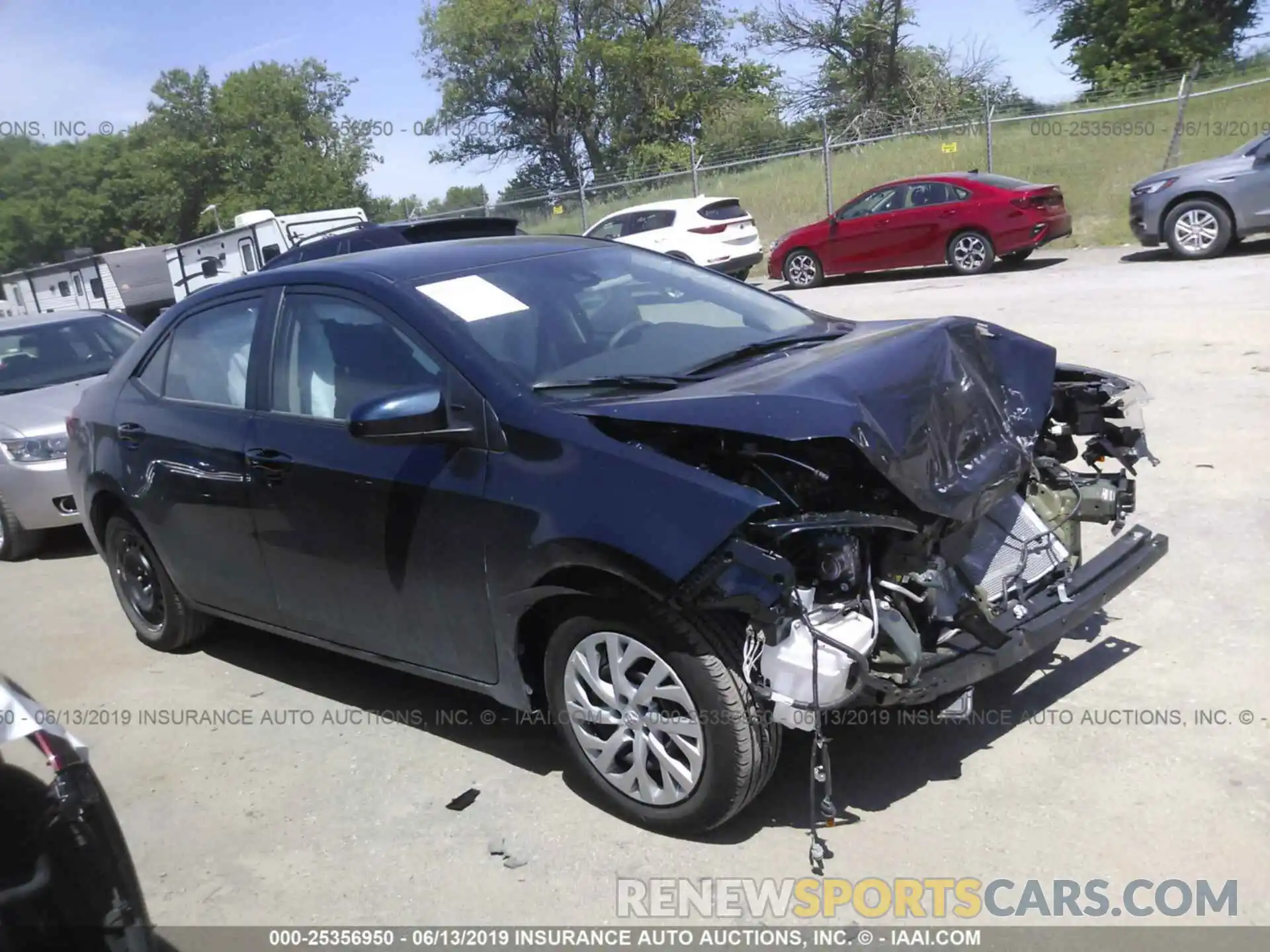 1 Photograph of a damaged car 5YFBURHE3KP893839 TOYOTA COROLLA 2019