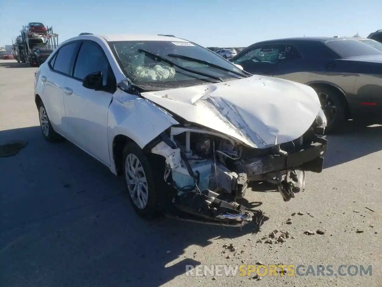 1 Photograph of a damaged car 5YFBURHE3KP894215 TOYOTA COROLLA 2019