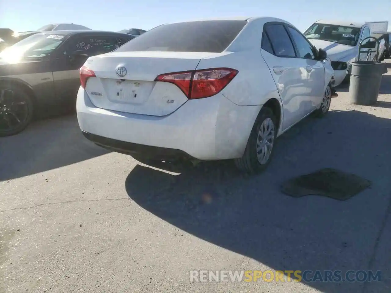 4 Photograph of a damaged car 5YFBURHE3KP894215 TOYOTA COROLLA 2019