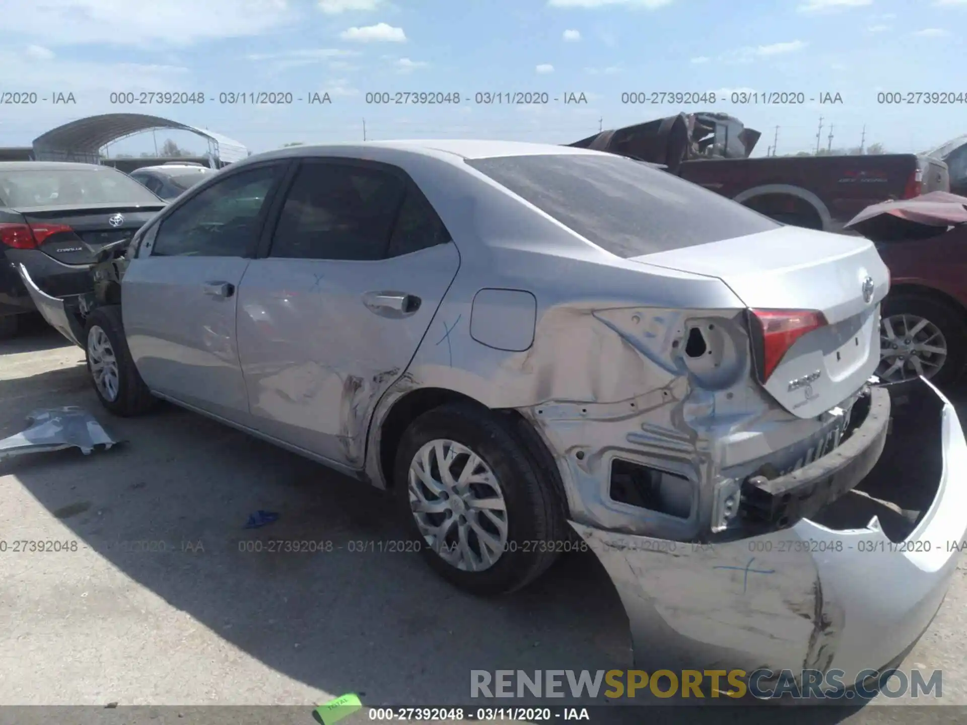 3 Photograph of a damaged car 5YFBURHE3KP894716 TOYOTA COROLLA 2019