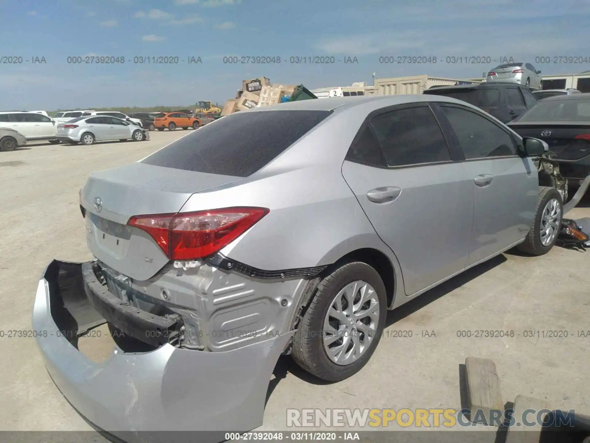 4 Photograph of a damaged car 5YFBURHE3KP894716 TOYOTA COROLLA 2019