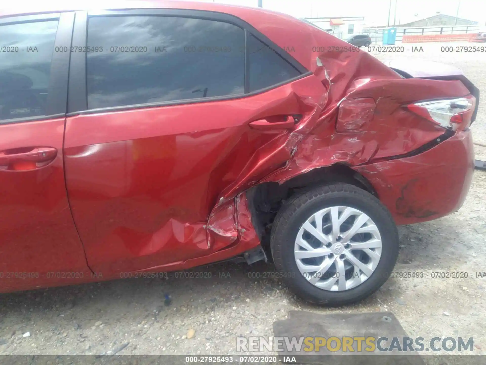 6 Photograph of a damaged car 5YFBURHE3KP894764 TOYOTA COROLLA 2019