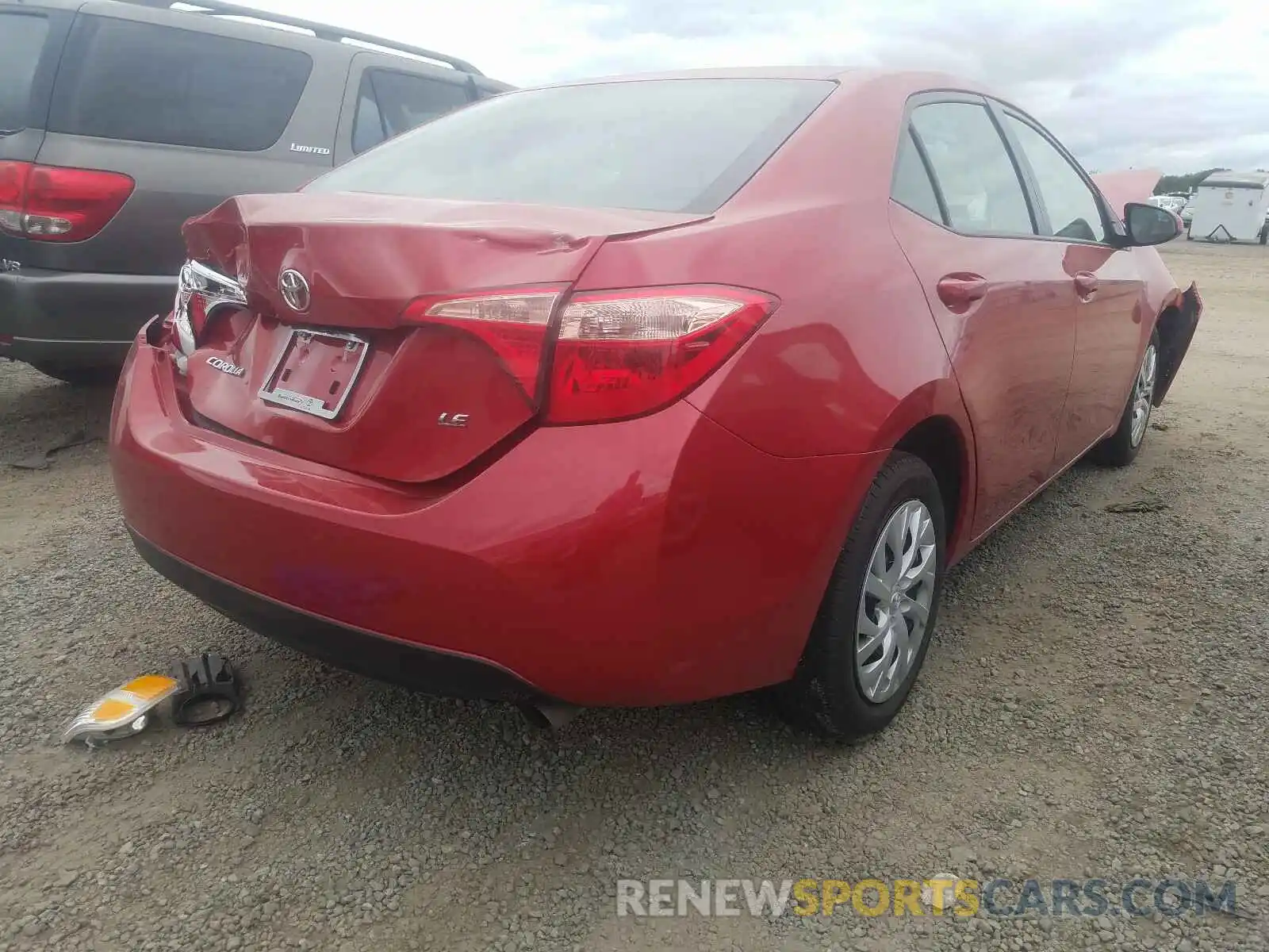 4 Photograph of a damaged car 5YFBURHE3KP894800 TOYOTA COROLLA 2019