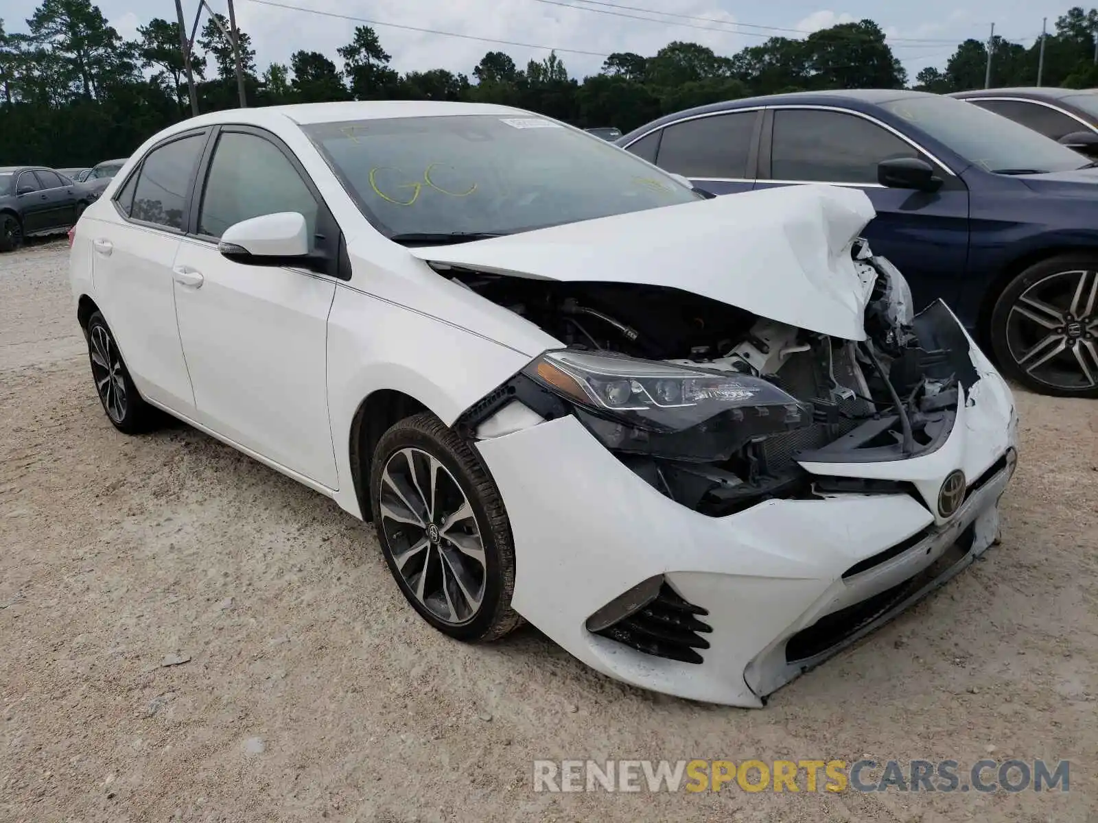 1 Photograph of a damaged car 5YFBURHE3KP895008 TOYOTA COROLLA 2019