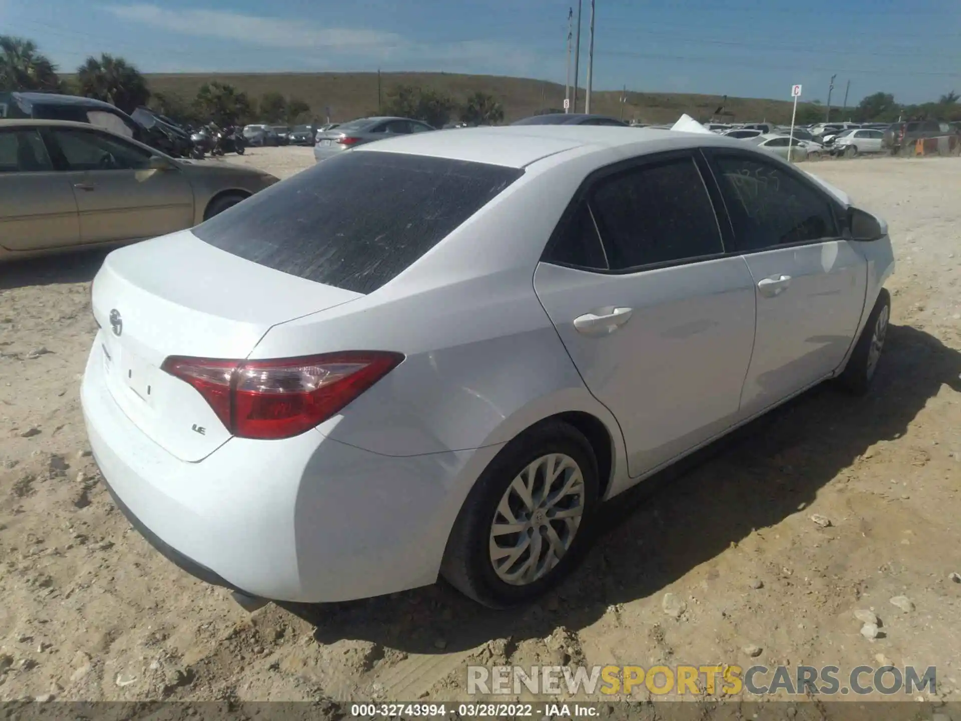 4 Photograph of a damaged car 5YFBURHE3KP895946 TOYOTA COROLLA 2019