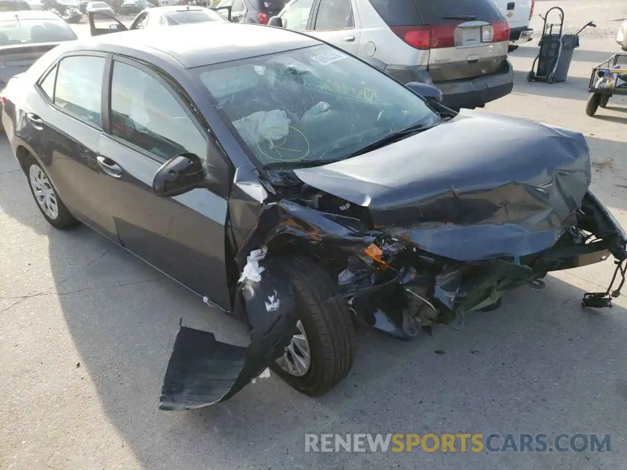 1 Photograph of a damaged car 5YFBURHE3KP896031 TOYOTA COROLLA 2019