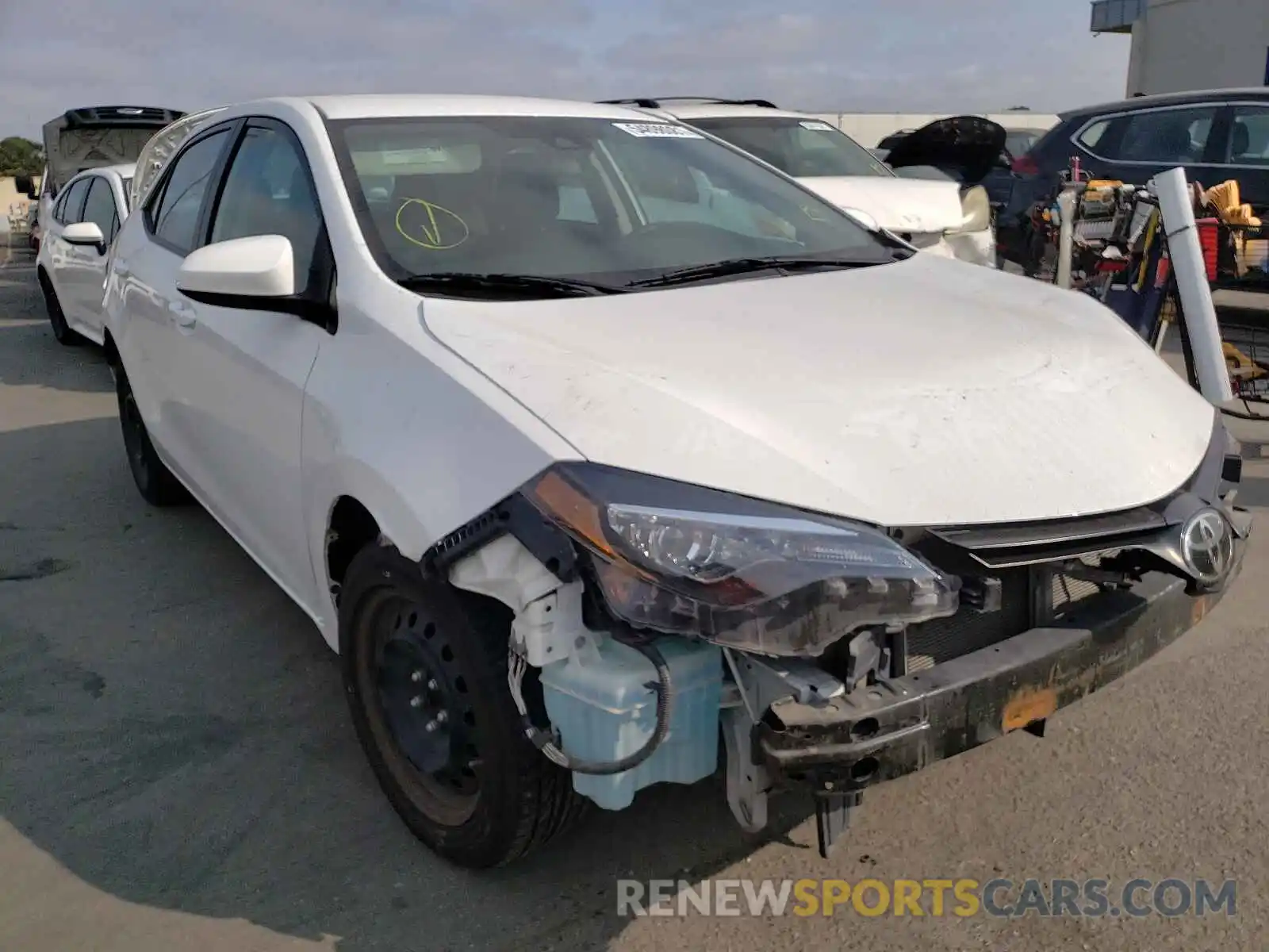 1 Photograph of a damaged car 5YFBURHE3KP896210 TOYOTA COROLLA 2019