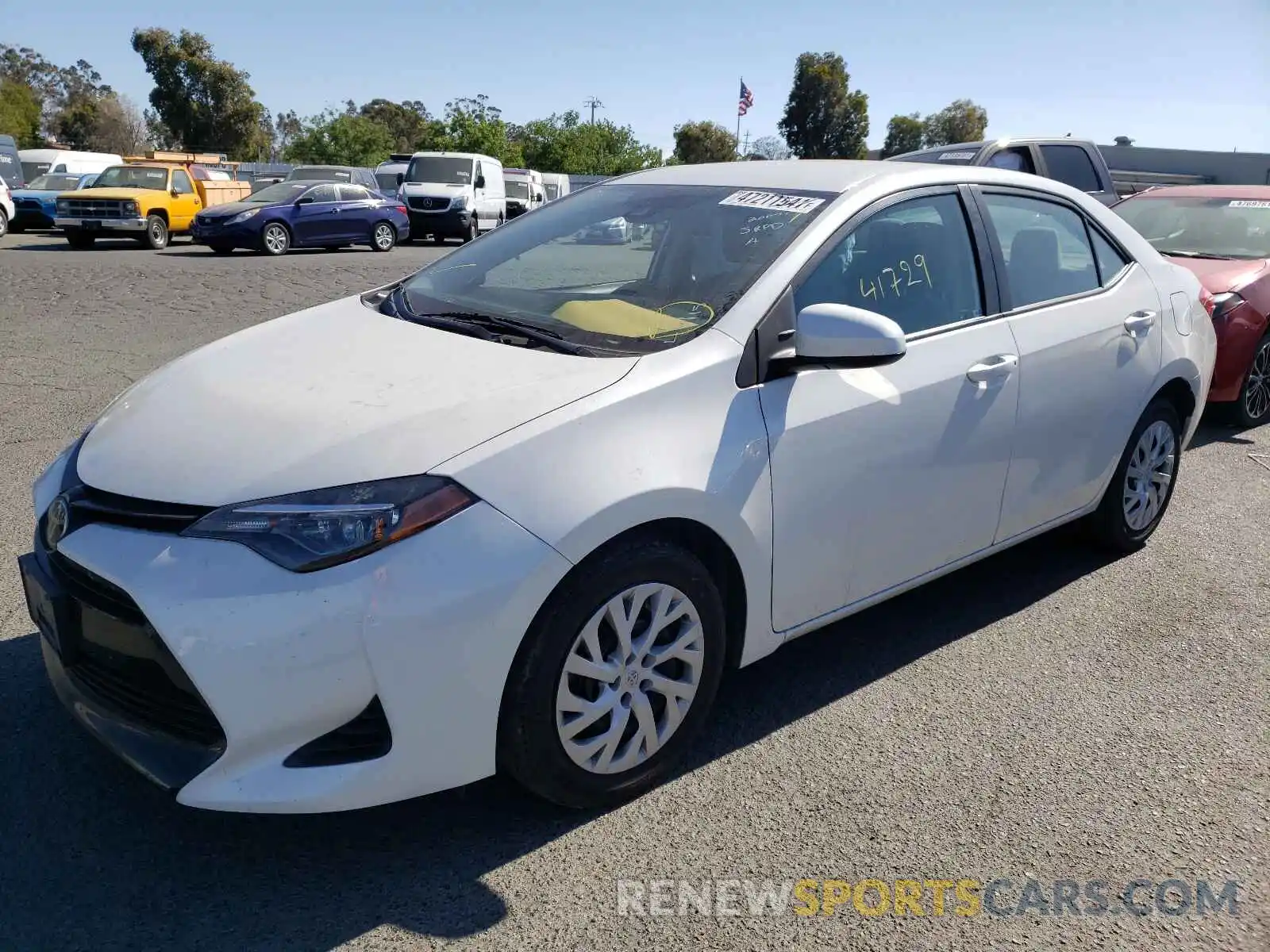 2 Photograph of a damaged car 5YFBURHE3KP896370 TOYOTA COROLLA 2019