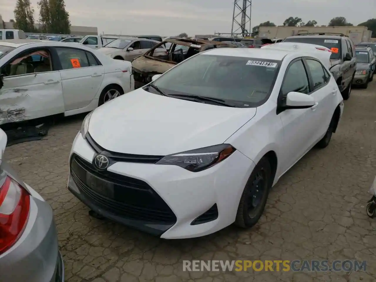 2 Фотография поврежденного автомобиля 5YFBURHE3KP896384 TOYOTA COROLLA 2019