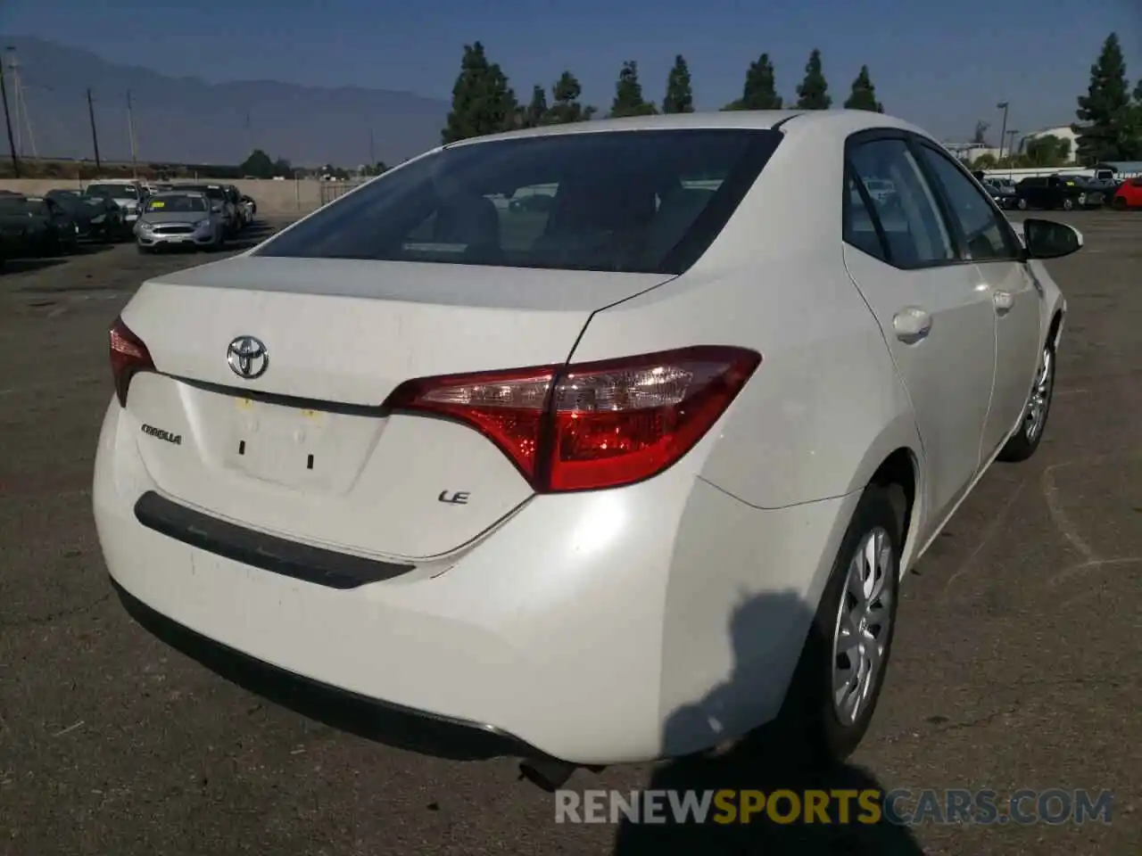 4 Photograph of a damaged car 5YFBURHE3KP896465 TOYOTA COROLLA 2019