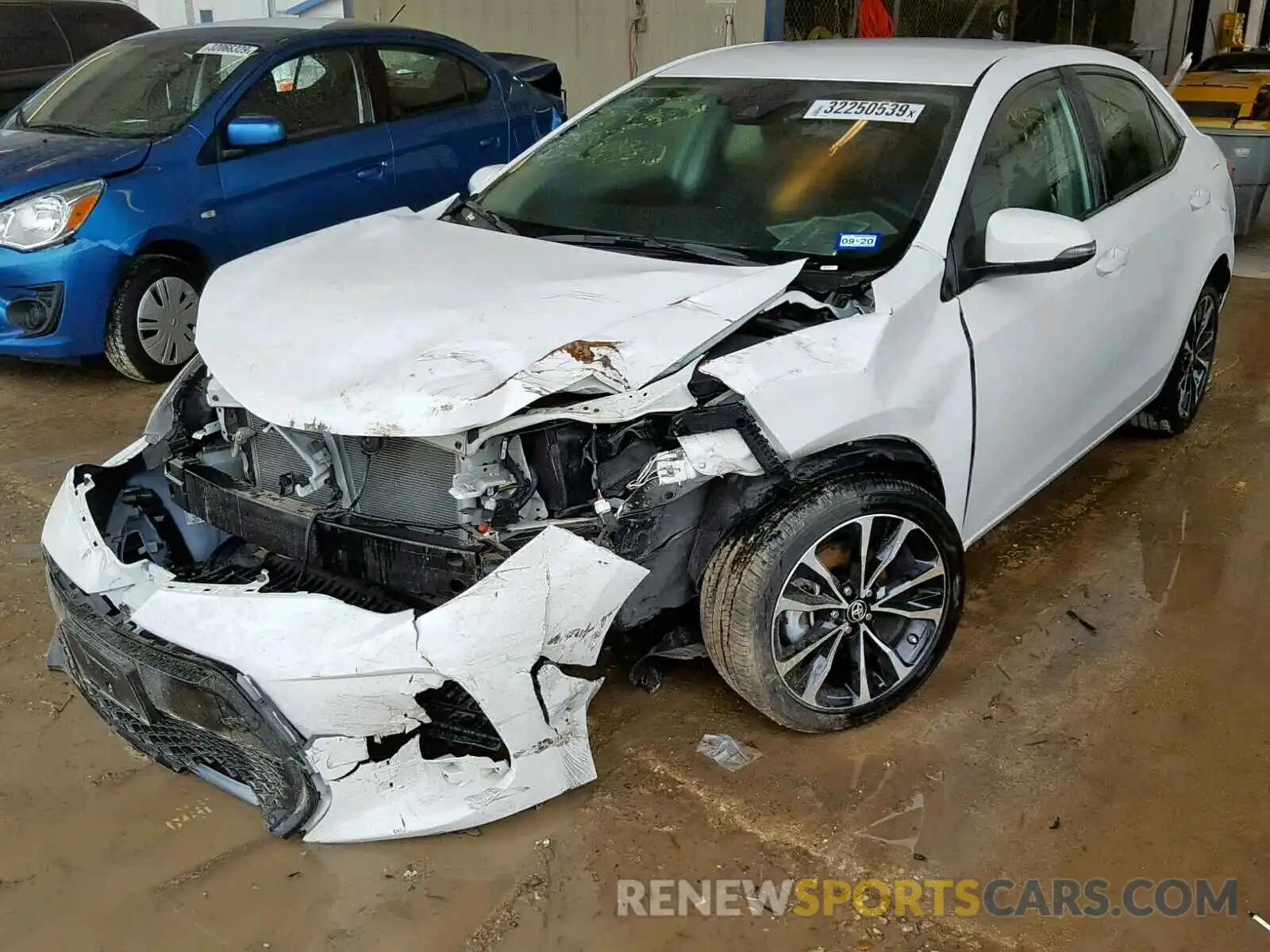 2 Photograph of a damaged car 5YFBURHE3KP896577 TOYOTA COROLLA 2019