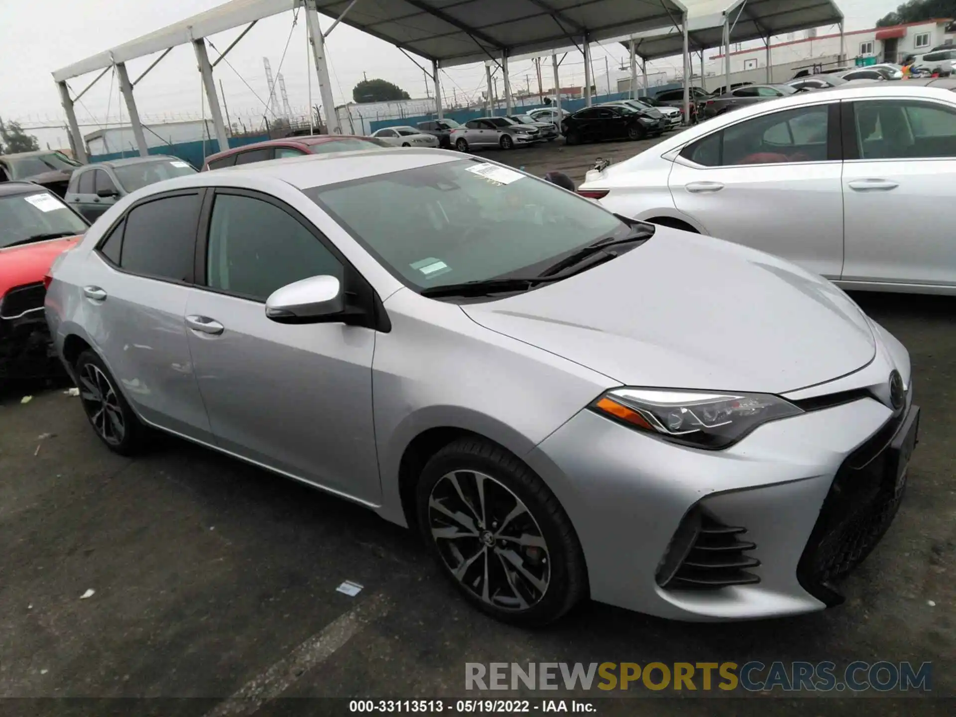 1 Photograph of a damaged car 5YFBURHE3KP896806 TOYOTA COROLLA 2019