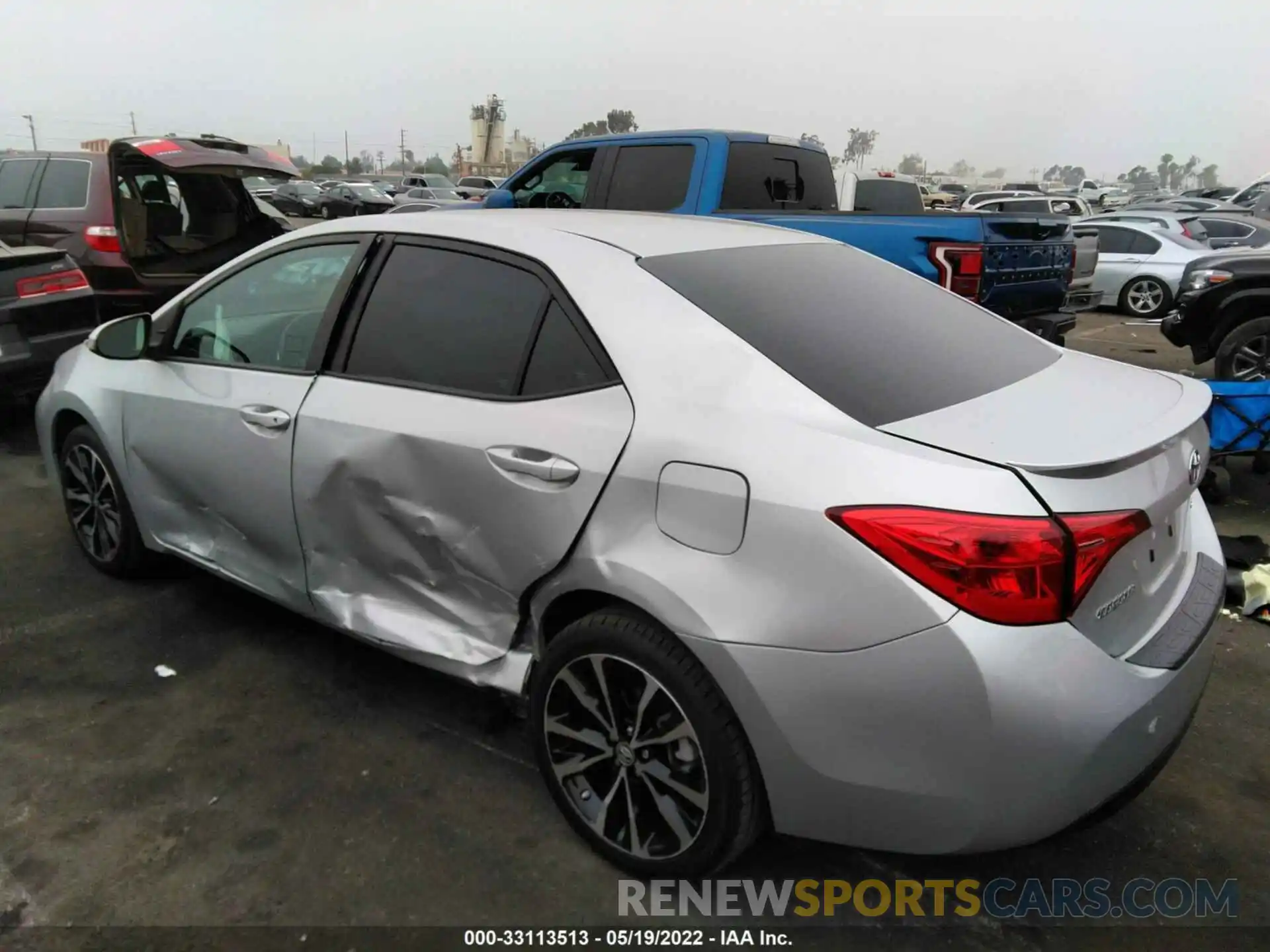 3 Photograph of a damaged car 5YFBURHE3KP896806 TOYOTA COROLLA 2019